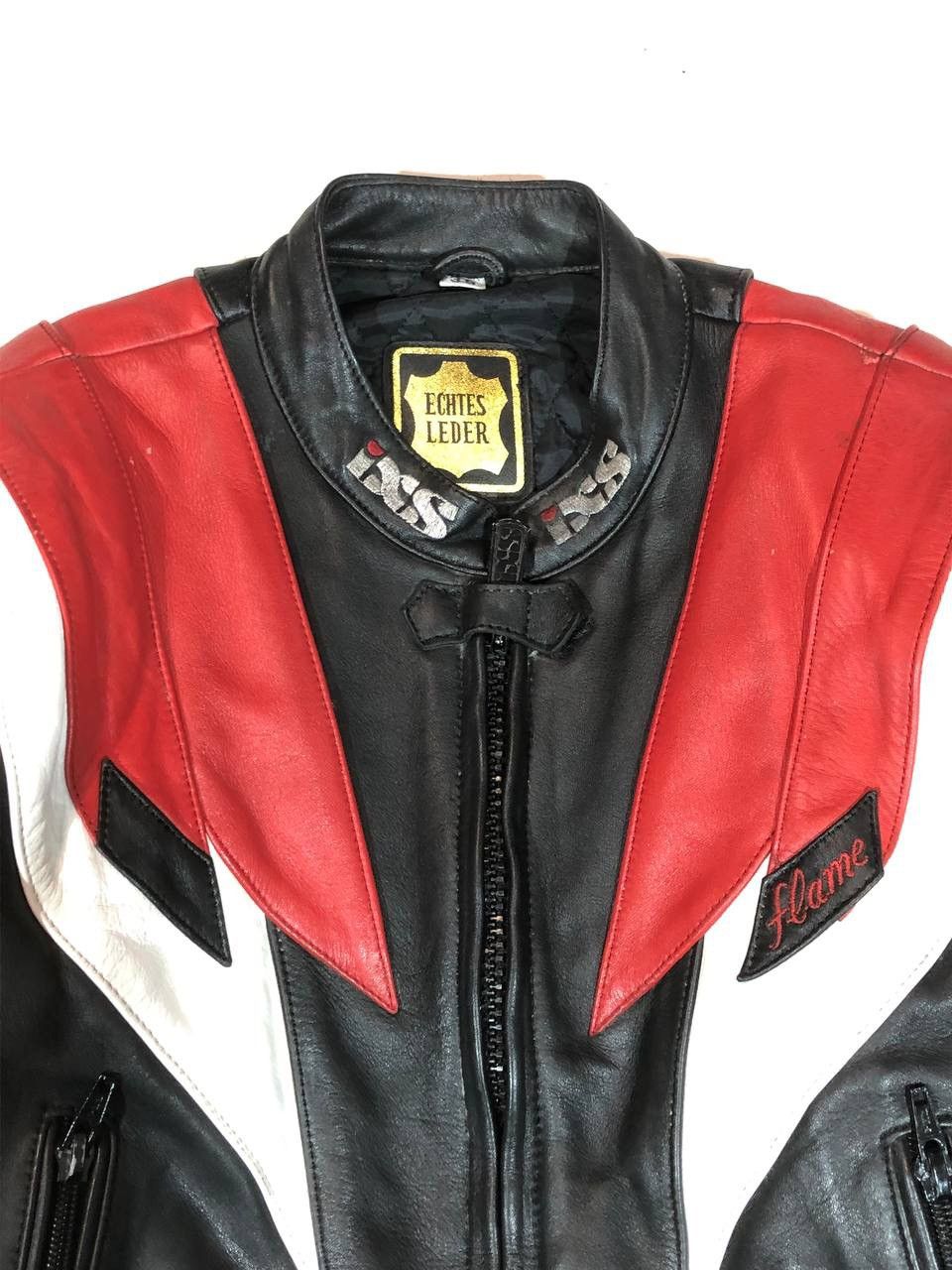 Japanese Brand IXS Racing Moto Japanese Leather Jacket Vintage Size US XS / EU 42 / 0 - 4 Thumbnail