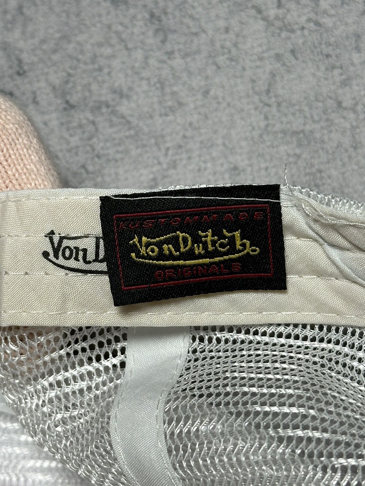 Trucker Hat × Vintage × Von Dutch Von Dutch Style Multi Logo Cap