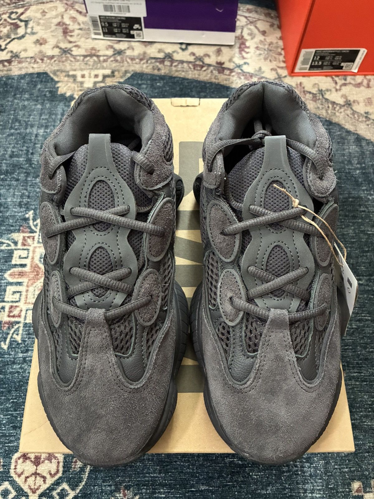 Adidas × Kanye West Adidas Yeezy 500 Utility Black SKU F36640 Brand New Size US 6.5 / EU 39-40 - 5 Thumbnail