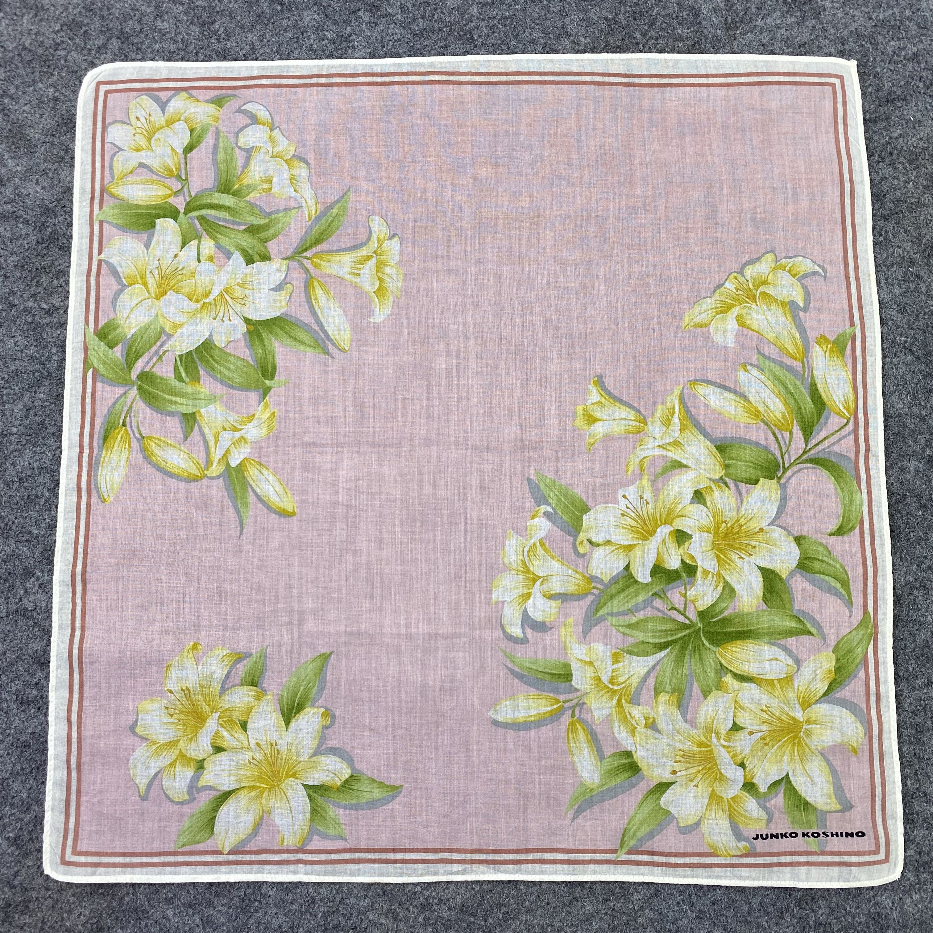 Japanese Brand Junko Koshino Handkerchief / Bandana / Neckerchief-B692 Size ONE SIZE - 3 Thumbnail