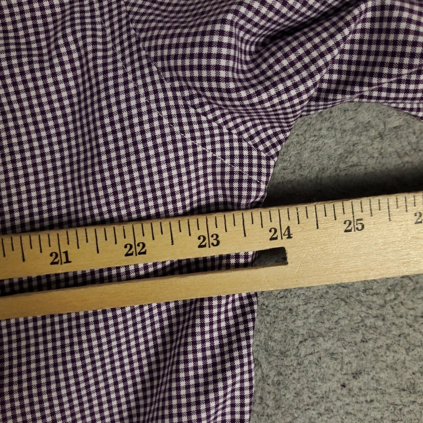 Brooks Brothers Brooks Brothers Shirt Mens 16 Purple Check Dress Button Up Long Sleeve Size 42R - 5 Thumbnail