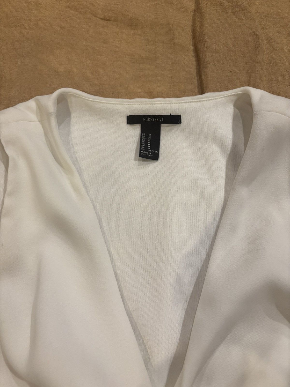Forever 21 White tank top.wt-45 Size M / US 6-8 / IT 42-44 - 9 Thumbnail