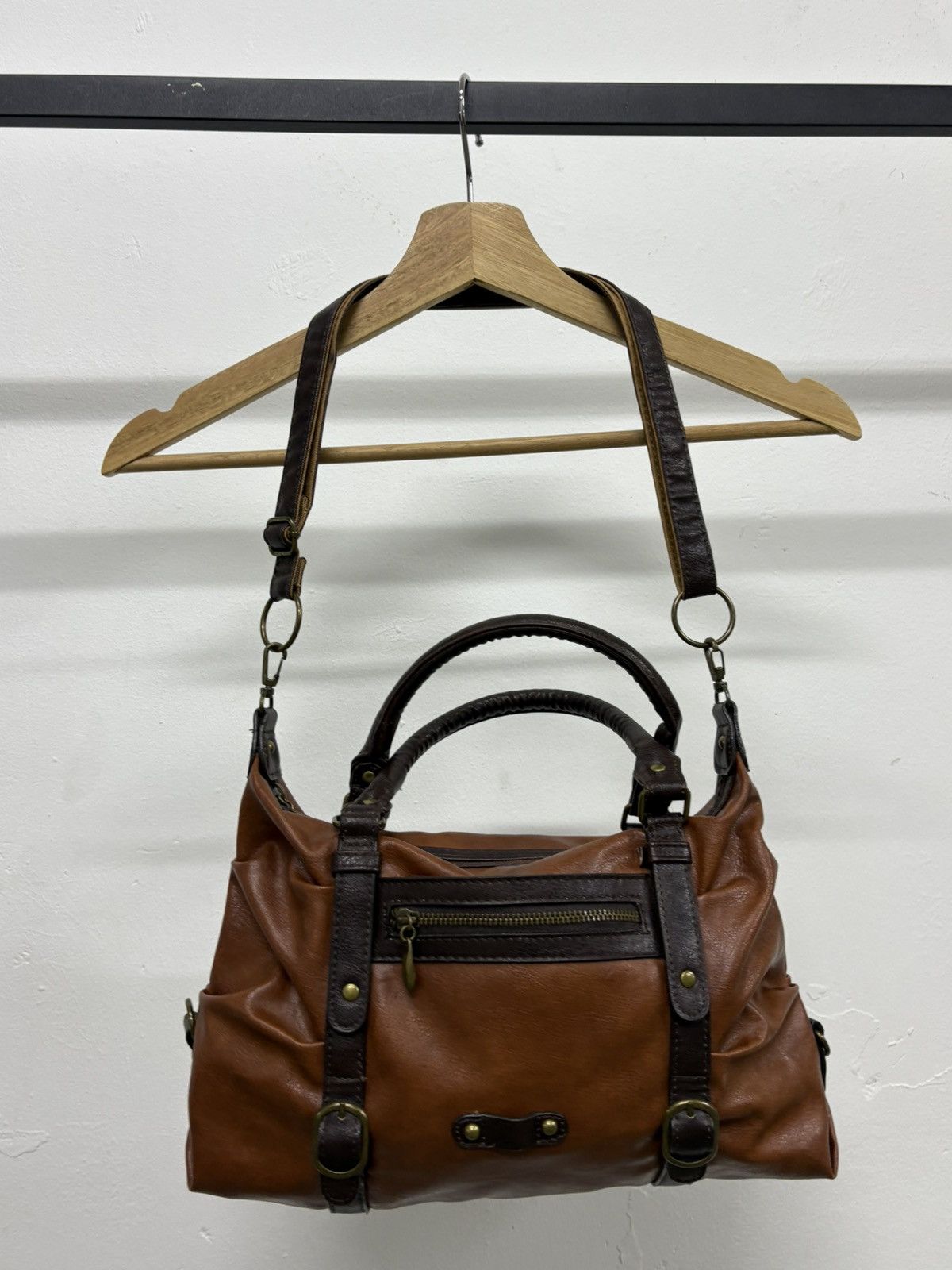 KMRii Balenciaga style bag guidi leather handbag kmrii japanese Size ONE SIZE - 6 Thumbnail