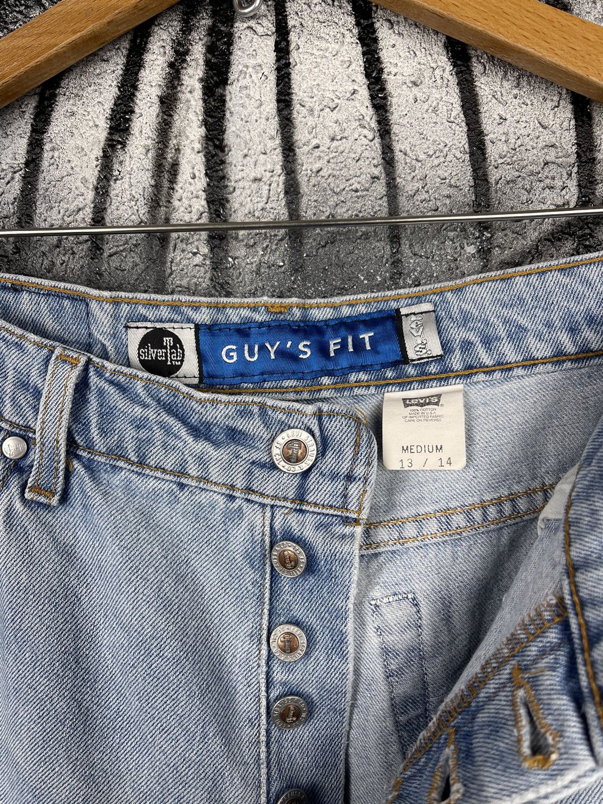 Levi's Levi’s Silver Tab Guy’s Fit Distressed Jeans Women’s Size M Size 34" / US 12 / IT 48 - 14 Thumbnail