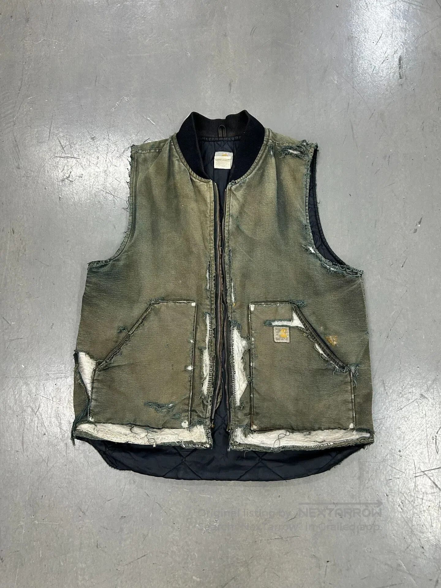 Vintage Vintage Carhartt V02 Trashed Faded Vest. Size US M / EU 48-50 / 2 - 1 Thumbnail