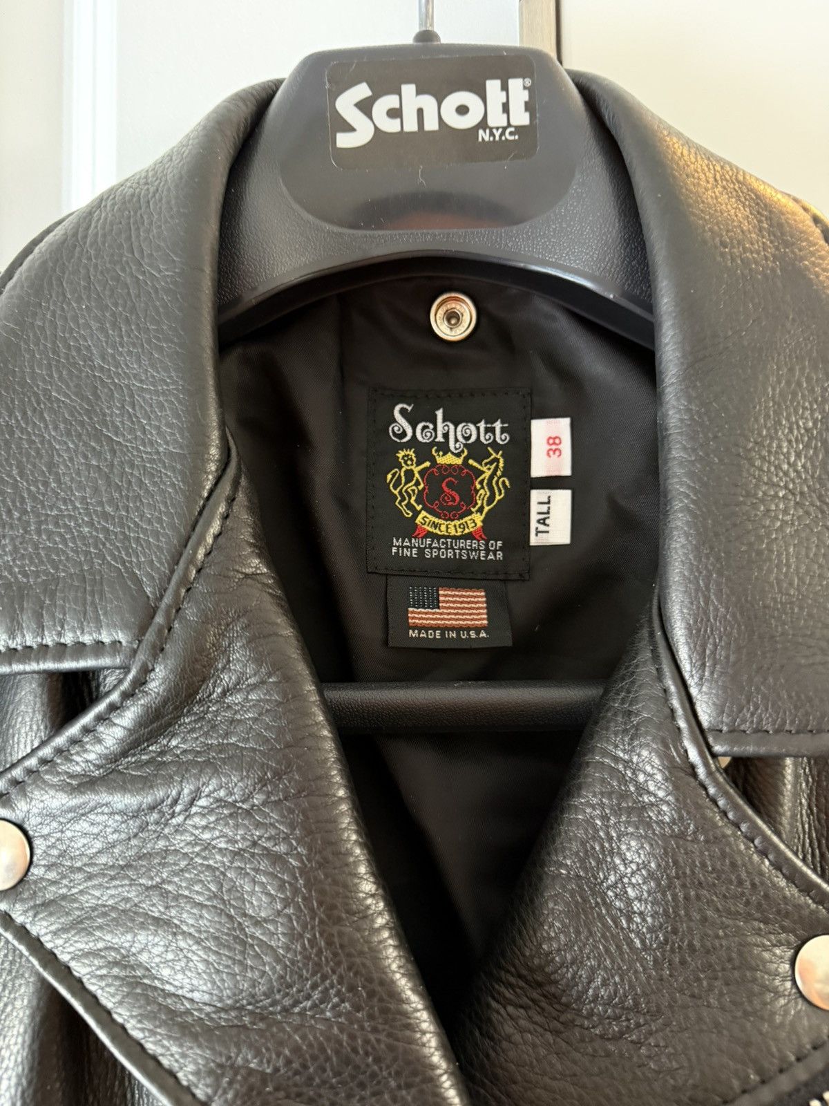 Schott Schott Japan leather Jacket 516UST Size US M / EU 48-50 / 2 - 2 Thumbnail