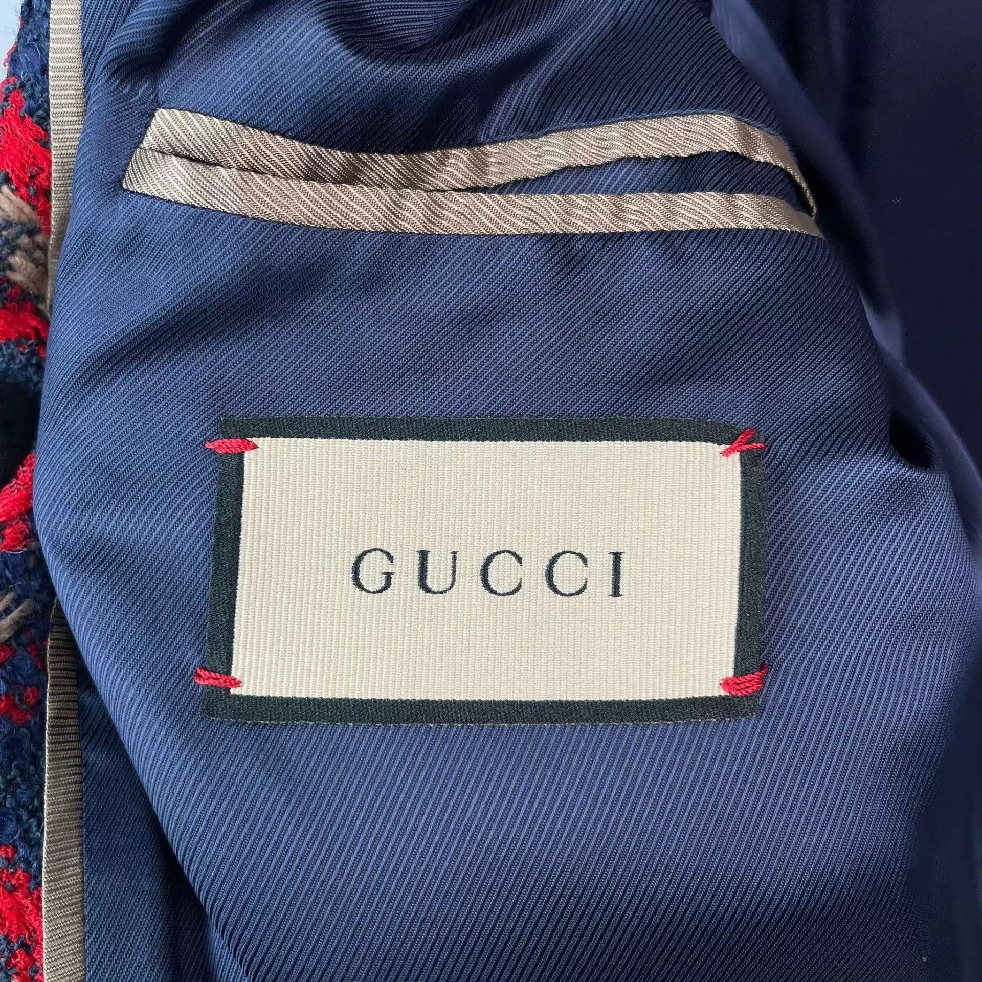 Gucci Gucci Red Check Overcoat Size XS / US 0-2 / IT 36-38 - 3 Thumbnail