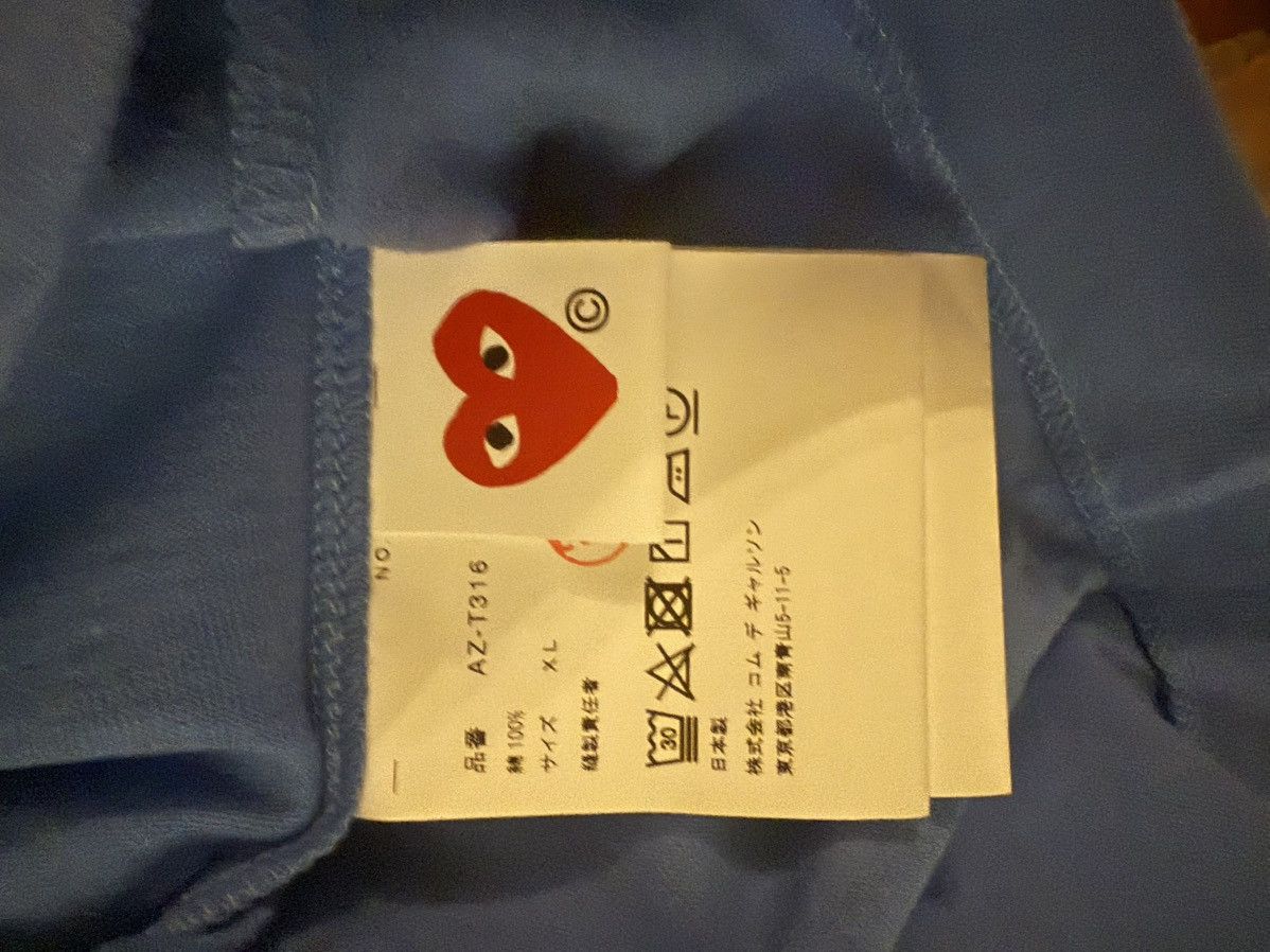 Comme des Garcons PLAY CDG play long sleeve Size US XL / EU 56 / 4 - 4 Thumbnail