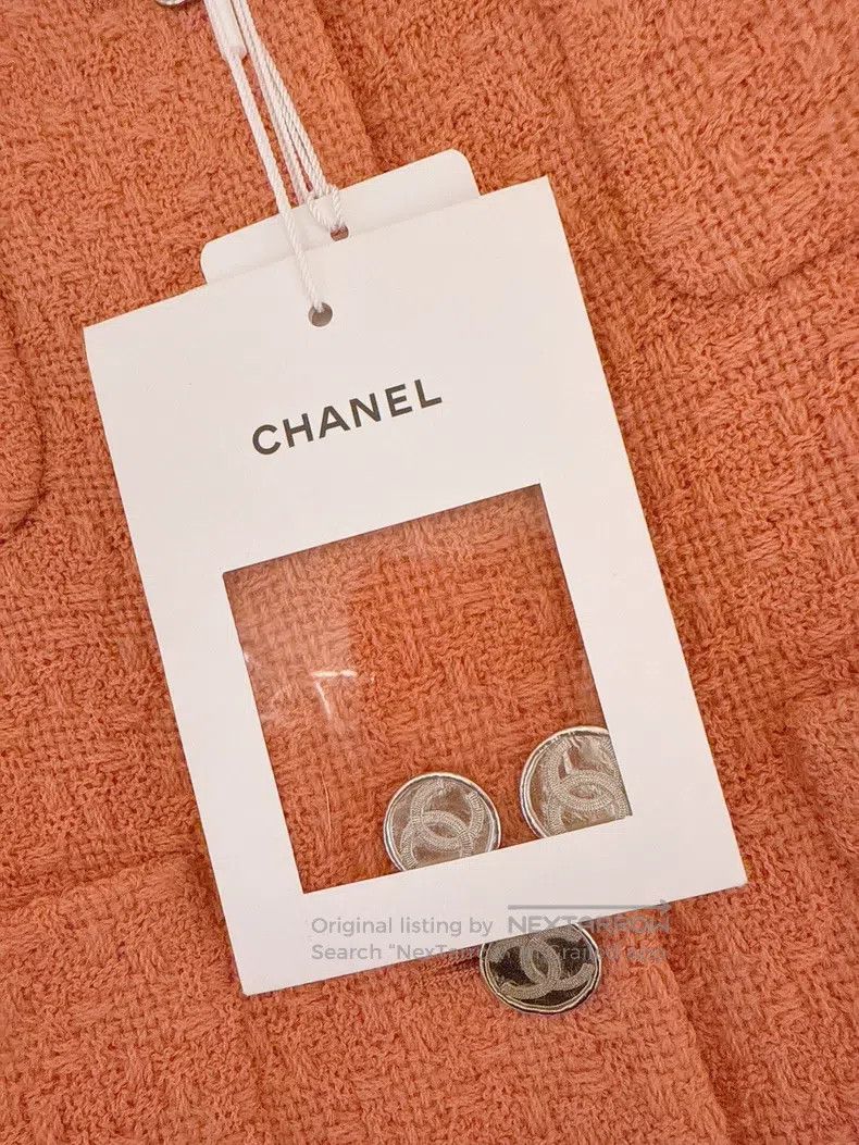 Chanel Chanel 21B Autumn and Winter Preview Salmon Four-pocket Ja Size XXS / US 00 / IT 34 - 8 Thumbnail
