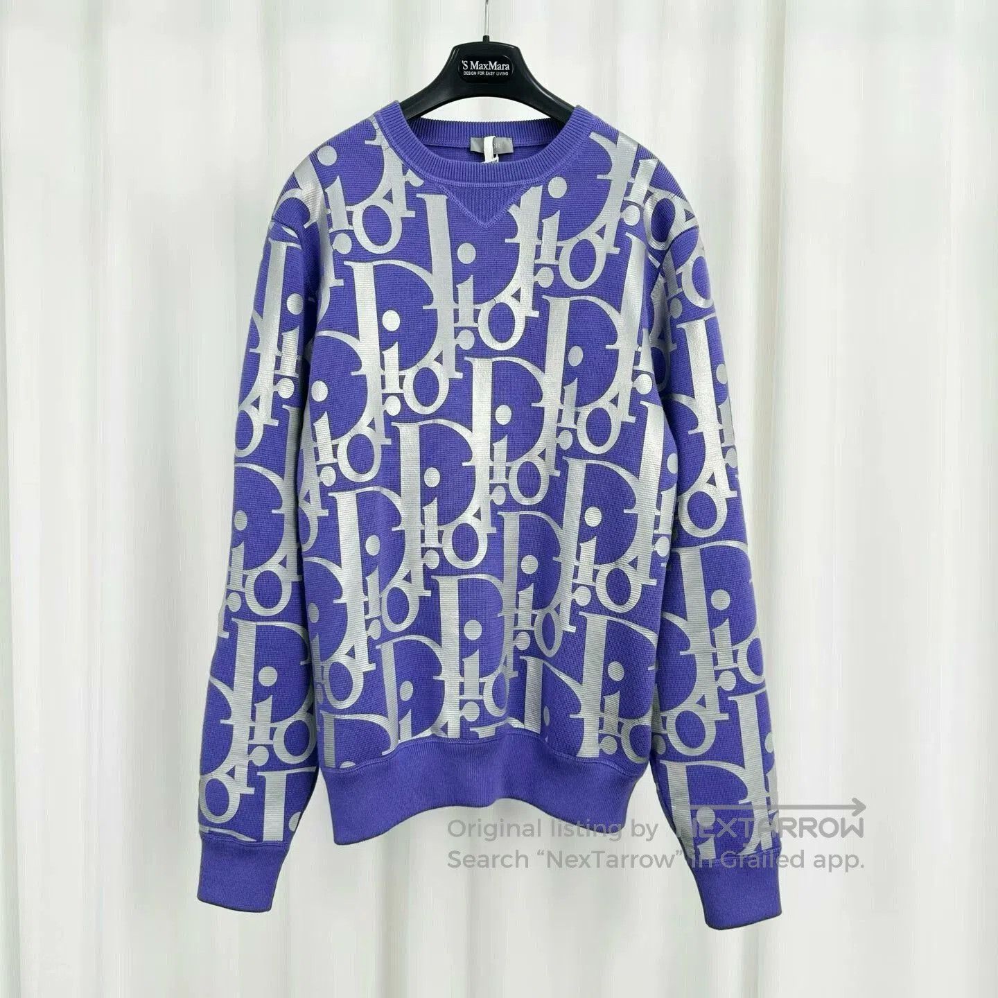 Dior dior reflective logo knit sweatshirt size m. Size M / US 6-8 / IT 42-44 - 1 Thumbnail