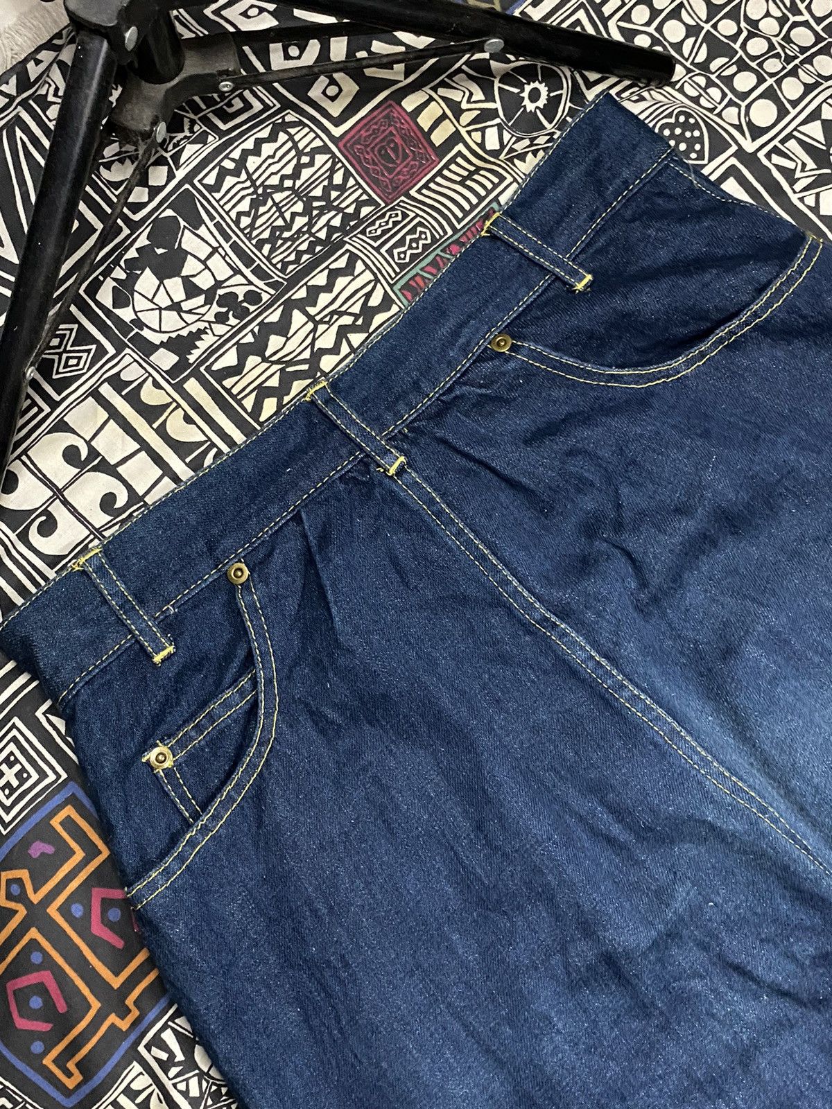 Japanese Brand × mercibeaucoup Mercibeaucoup drop crotch issey miyake jeans pants Size US 30 / EU 46 - 10 Thumbnail