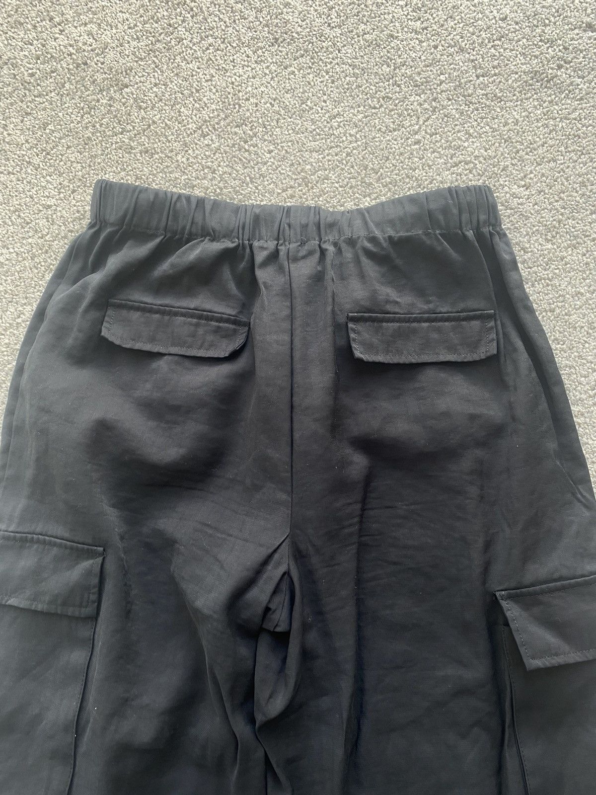Vintage Black Cargo light comfy Size 22" - 2 Thumbnail