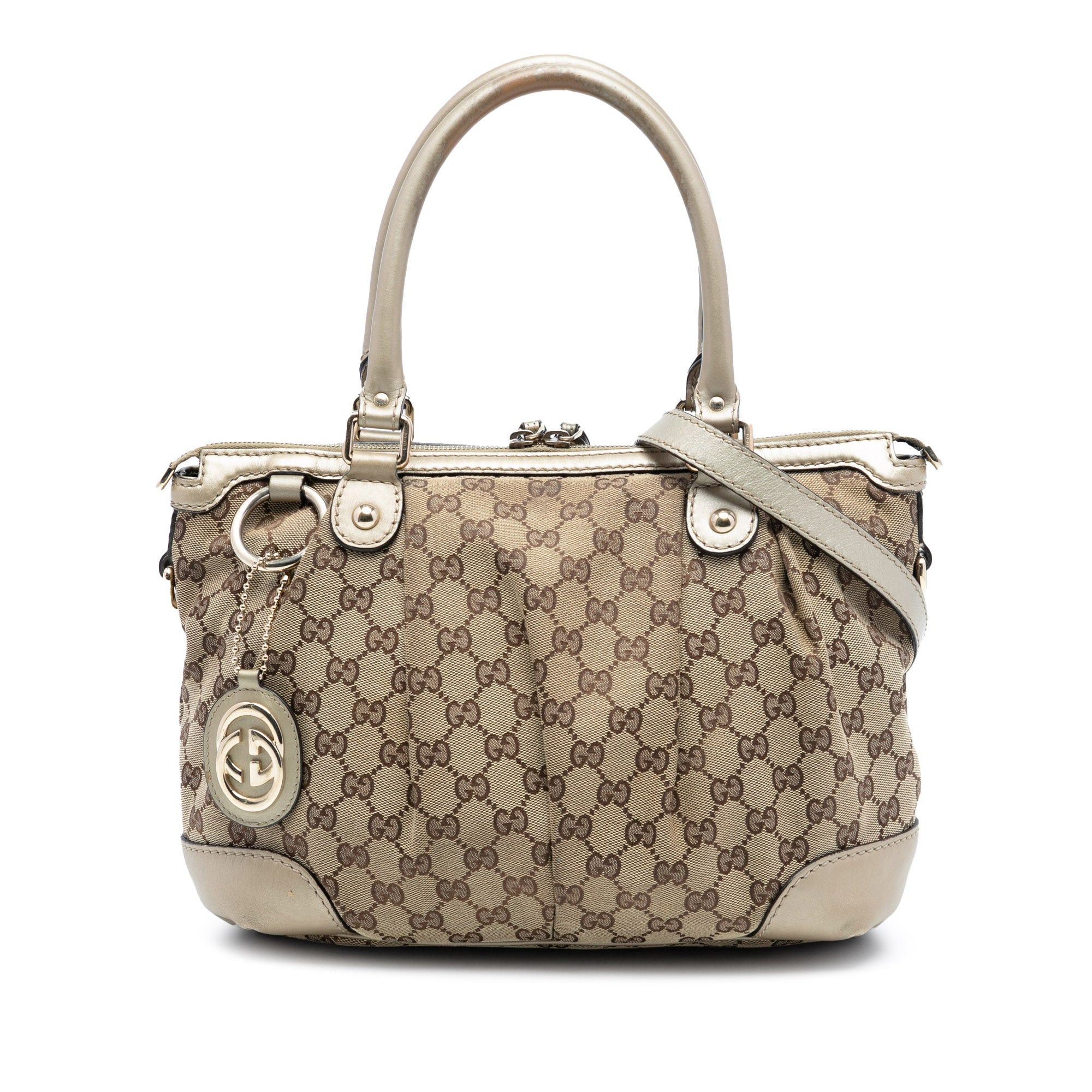 Gucci GG Canvas Sukey Satchel Size ONE SIZE - 1 Thumbnail