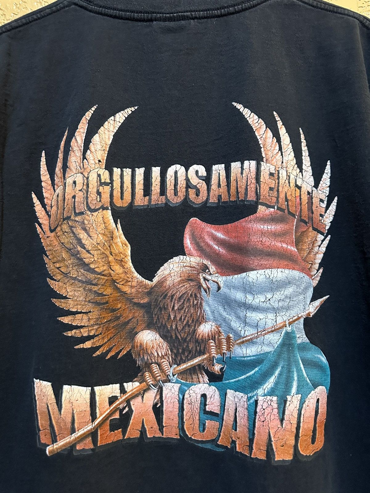 4GSELLER × Vintage faded Vintage Orgullosamente Mexicano T Shirt XL Size US XL / EU 56 / 4 - 3 Thumbnail