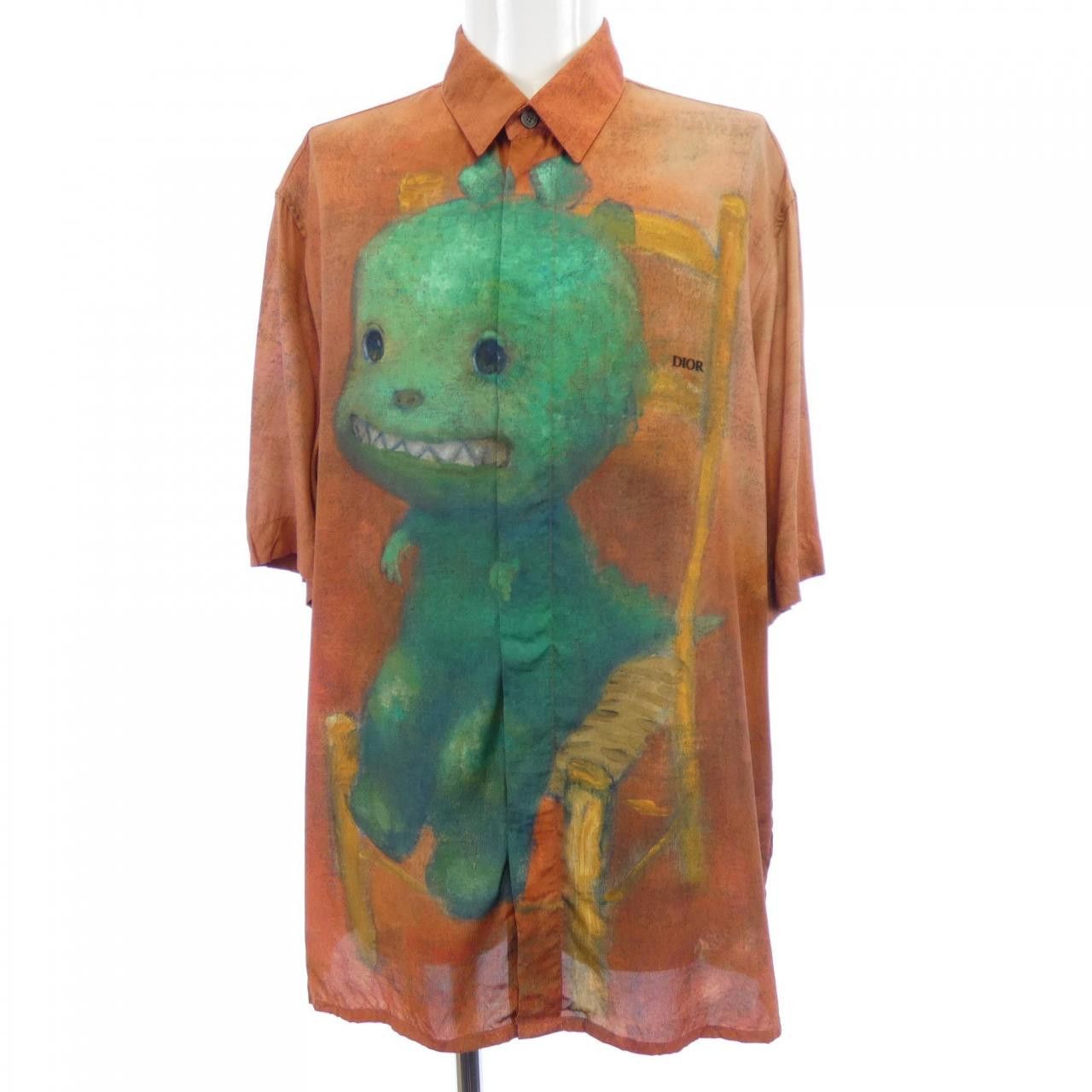 Dior Dior OTANI WORKSHOP S/S Shirt Cotton Tops 193C545A6081 DUTY FREE for USA