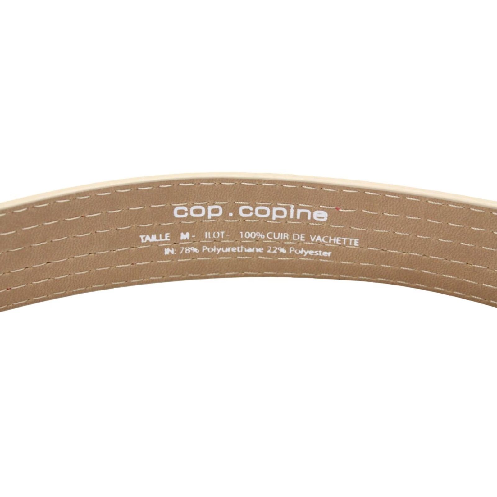 Cop Copine Cop Copine Belt Women's MEDIUM Buckle Cuir Pink Casual Red Seams Size ONE SIZE - 7 Thumbnail