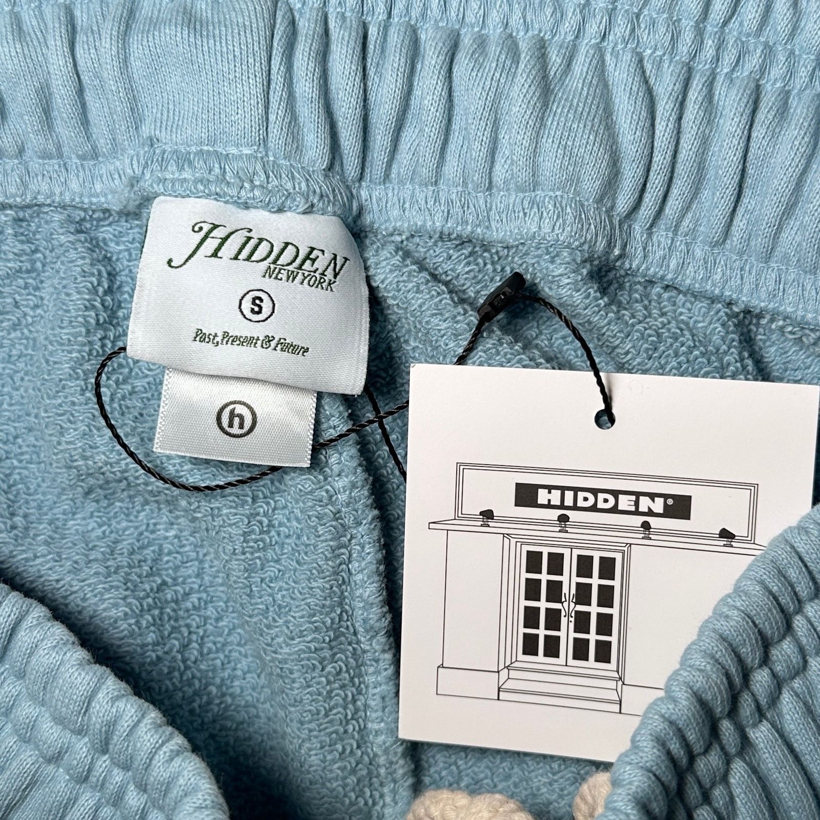 HIDDEN Hidden NY Light Blue Logo Sweatpants Size US 30 / EU 46 - 7 Thumbnail