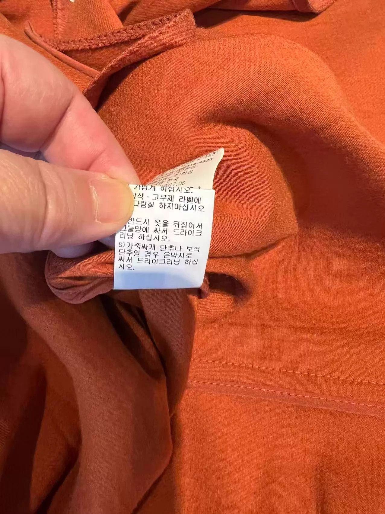 Lanvin LANVIN tangerine cotton-linen blend dress 88 XXL Size XXL / US 16-18 / IT 52-54 - 7 Thumbnail