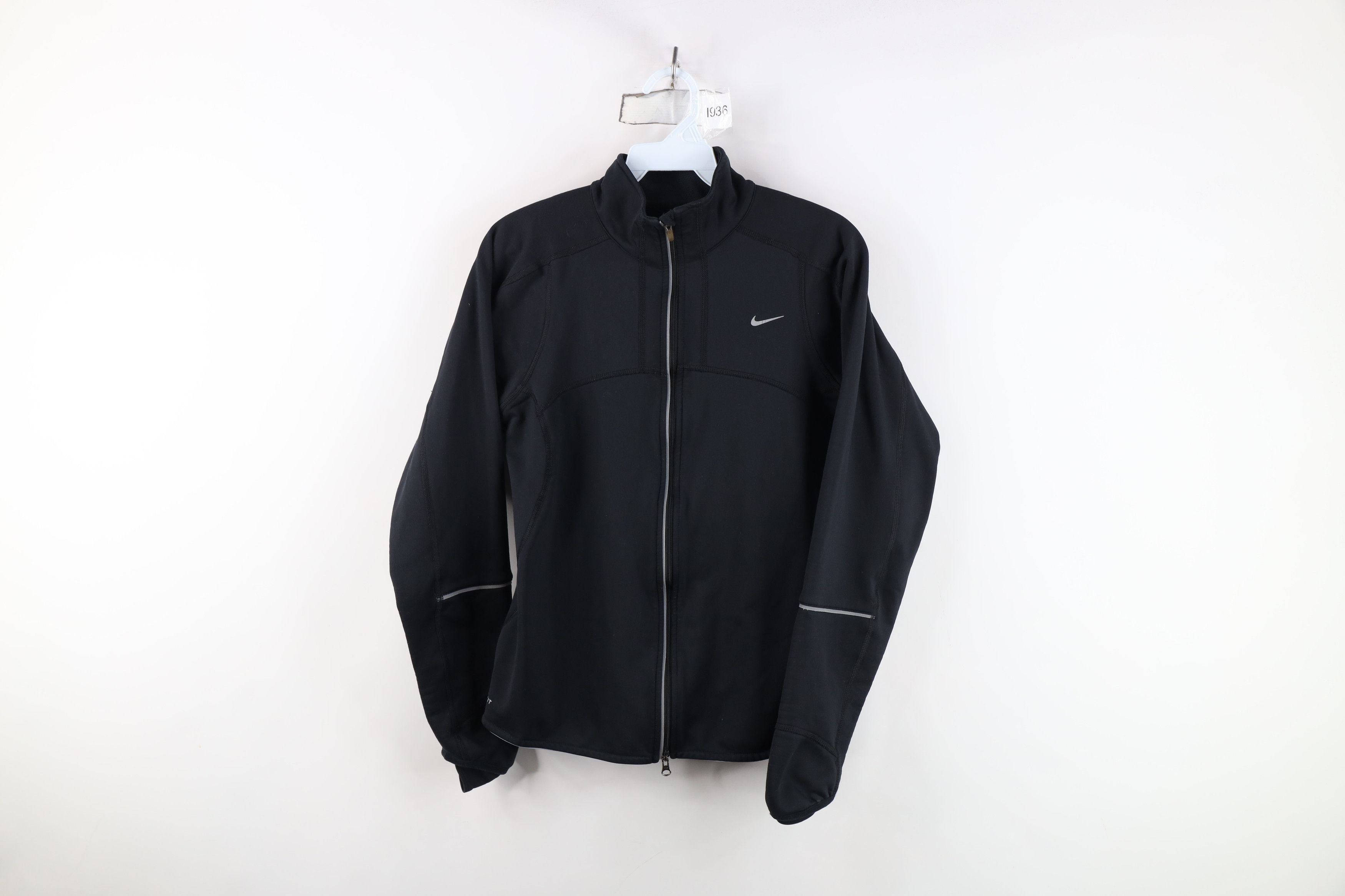 Nike Vintage Nike Mini Swoosh Fleece Lined Reflective Jacket Size S / US 4 / IT 40 - 1 Thumbnail