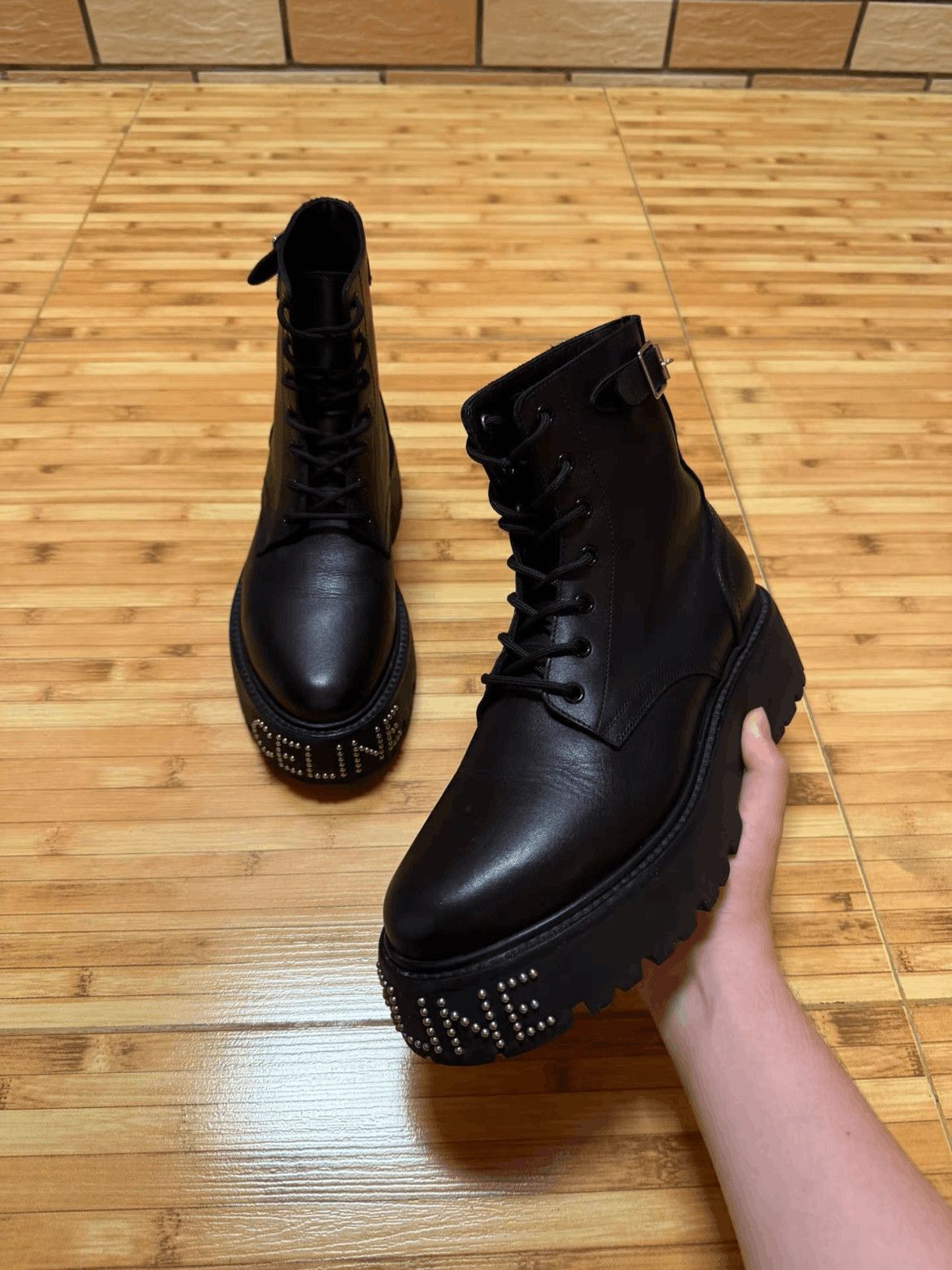 Celine Sz 42 Celine 22SS Runway Bulky Rivet Boots-2507 Size US 9 / EU 42 - 7 Thumbnail