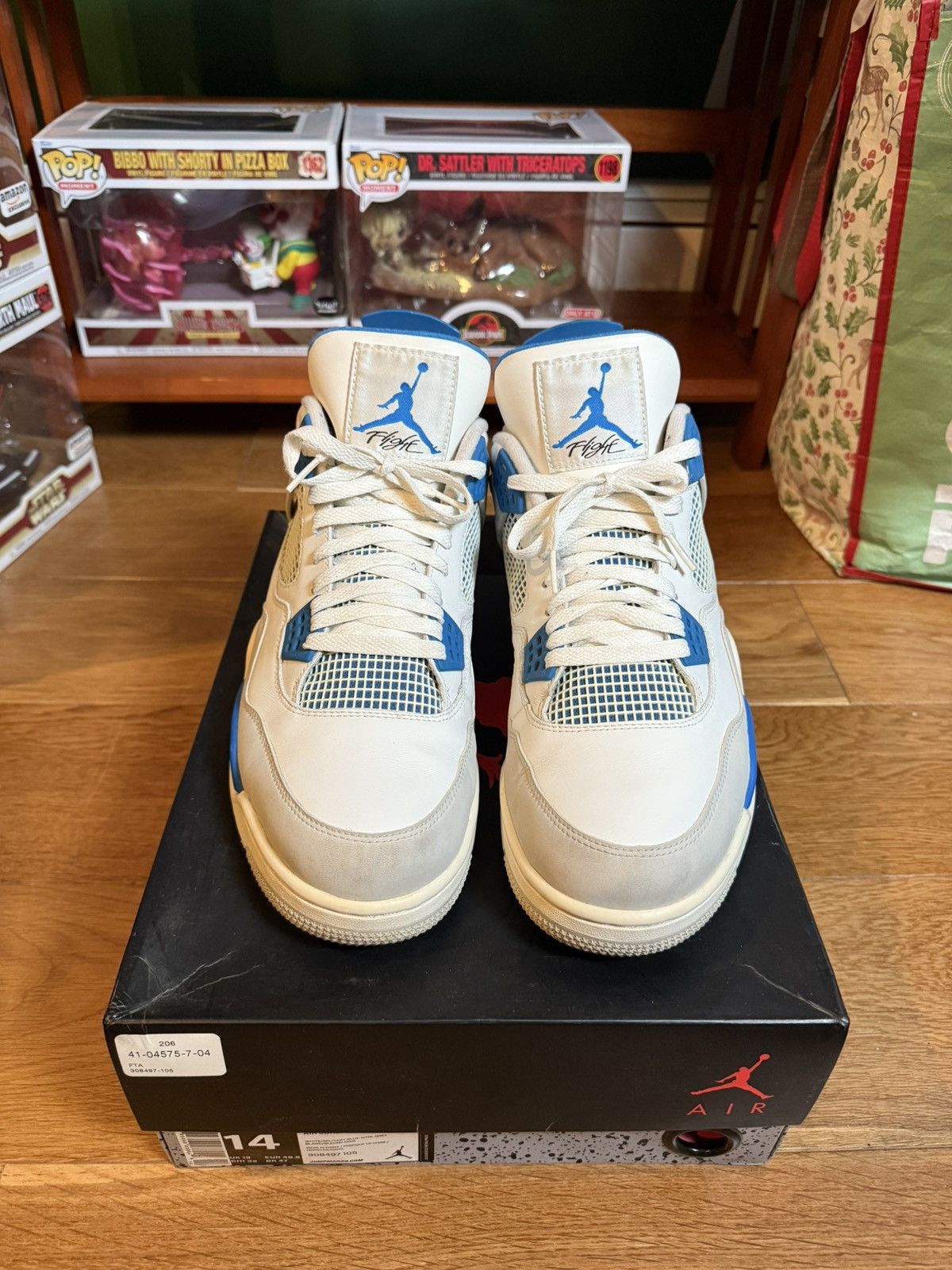 Jordan Brand Air Jordan 4 Military Blue 2012 Size US 14 / EU 47 - 2 Thumbnail