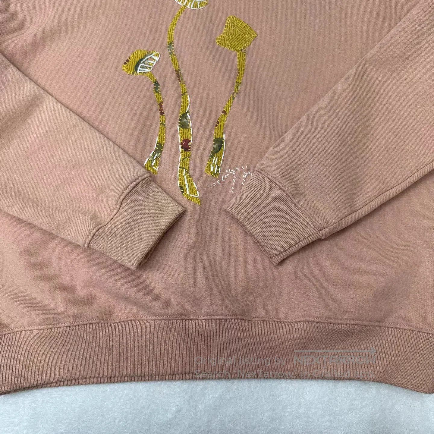 Maison Margiela Pink Hoodie with Embroidered Mushroom Design. Size US XXS / EU 40 - 2 Thumbnail