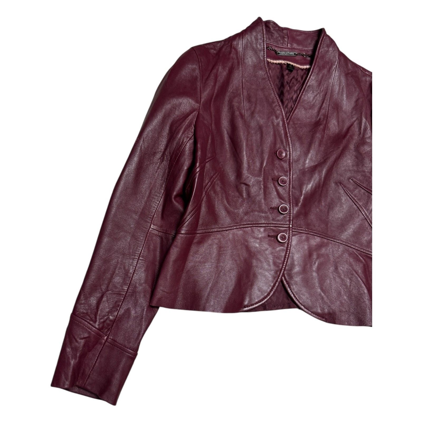 Wilsons Leather WILSONS LEATHER Designer GENUINE LEATHER Jacket Medium Size M / US 6-8 / IT 42-44 - 4 Thumbnail