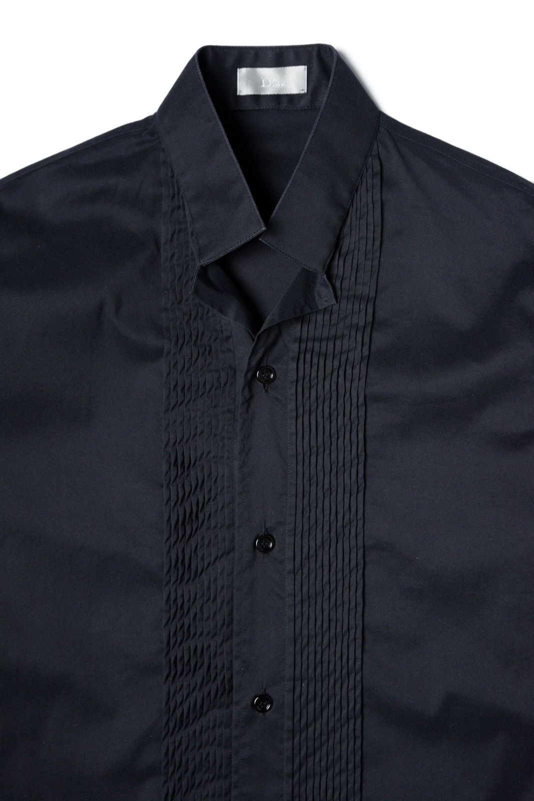 Dior Dior Homme FW05 Ruffle Reverse Collar Shirt by Hedi Slimane Size US XS / EU 42 / 0 - 3 Thumbnail