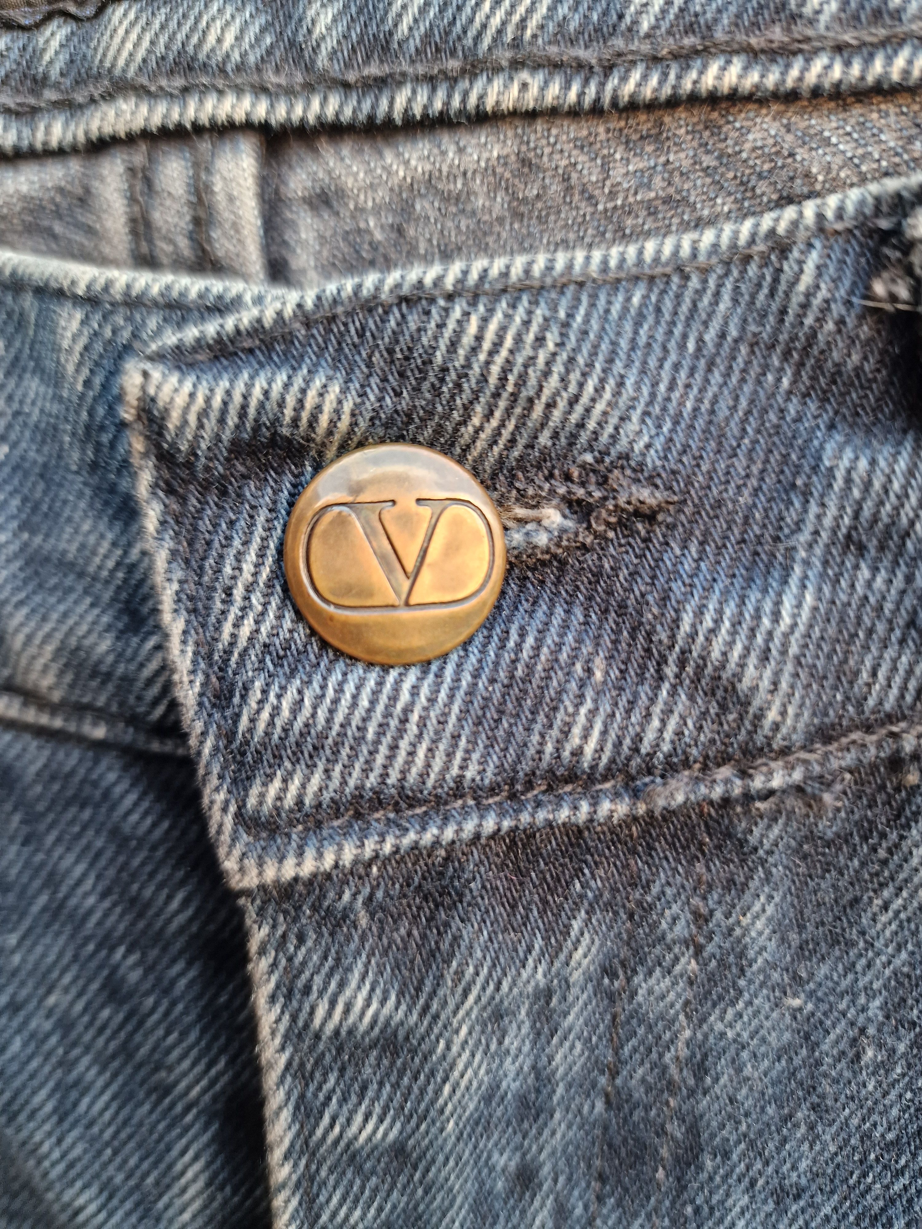 Valentino Rare Valentino Garavani 90s Straight Leg Denim Jeans Size US 32 / EU 48 - 6 Thumbnail