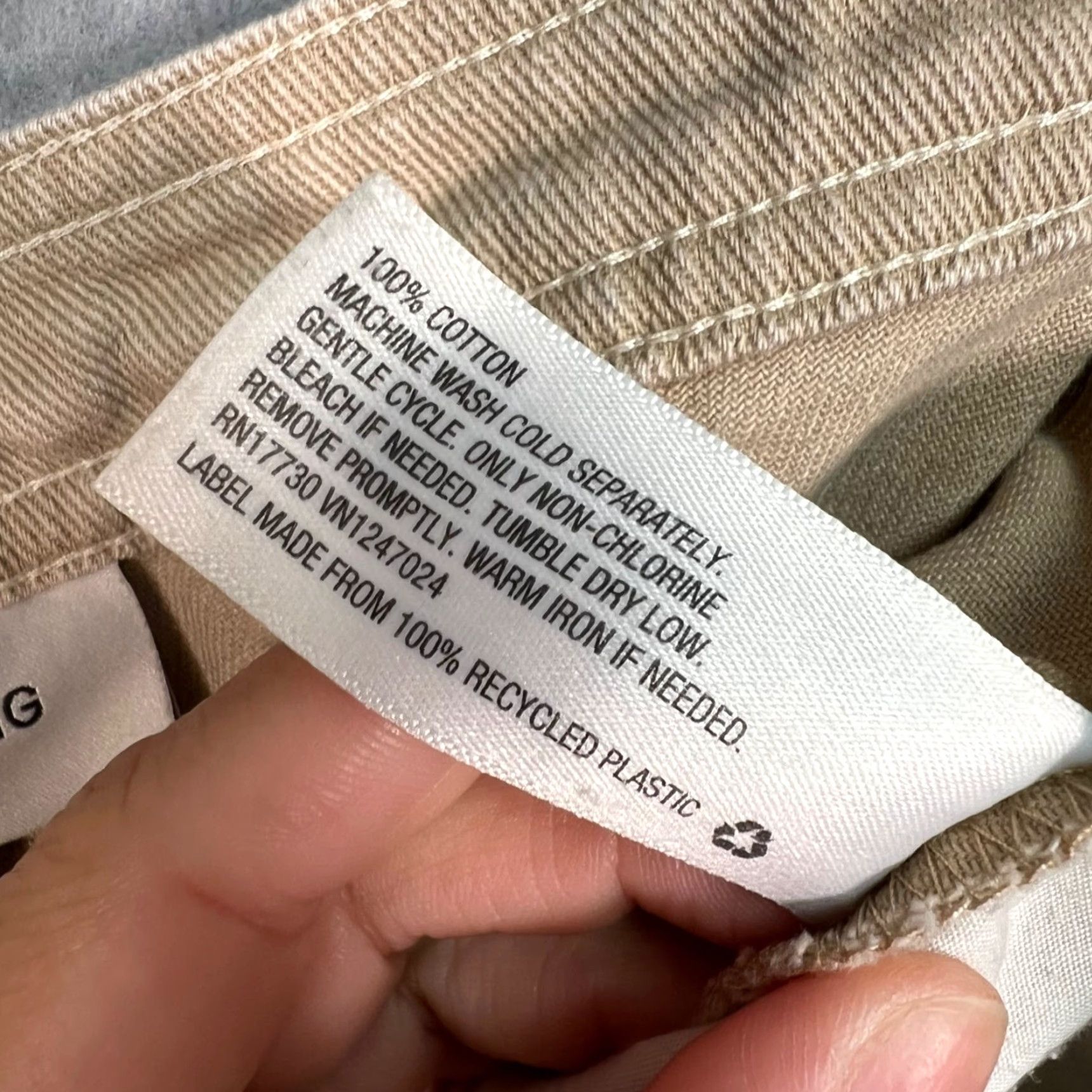 Sandy Liang Sandy Liang Cargo Pants Beige Cotton Size 0 Womens Pants Casual Utility Timeless Vintage Size 25" / US 0 / IT 36 - 4 Thumbnail