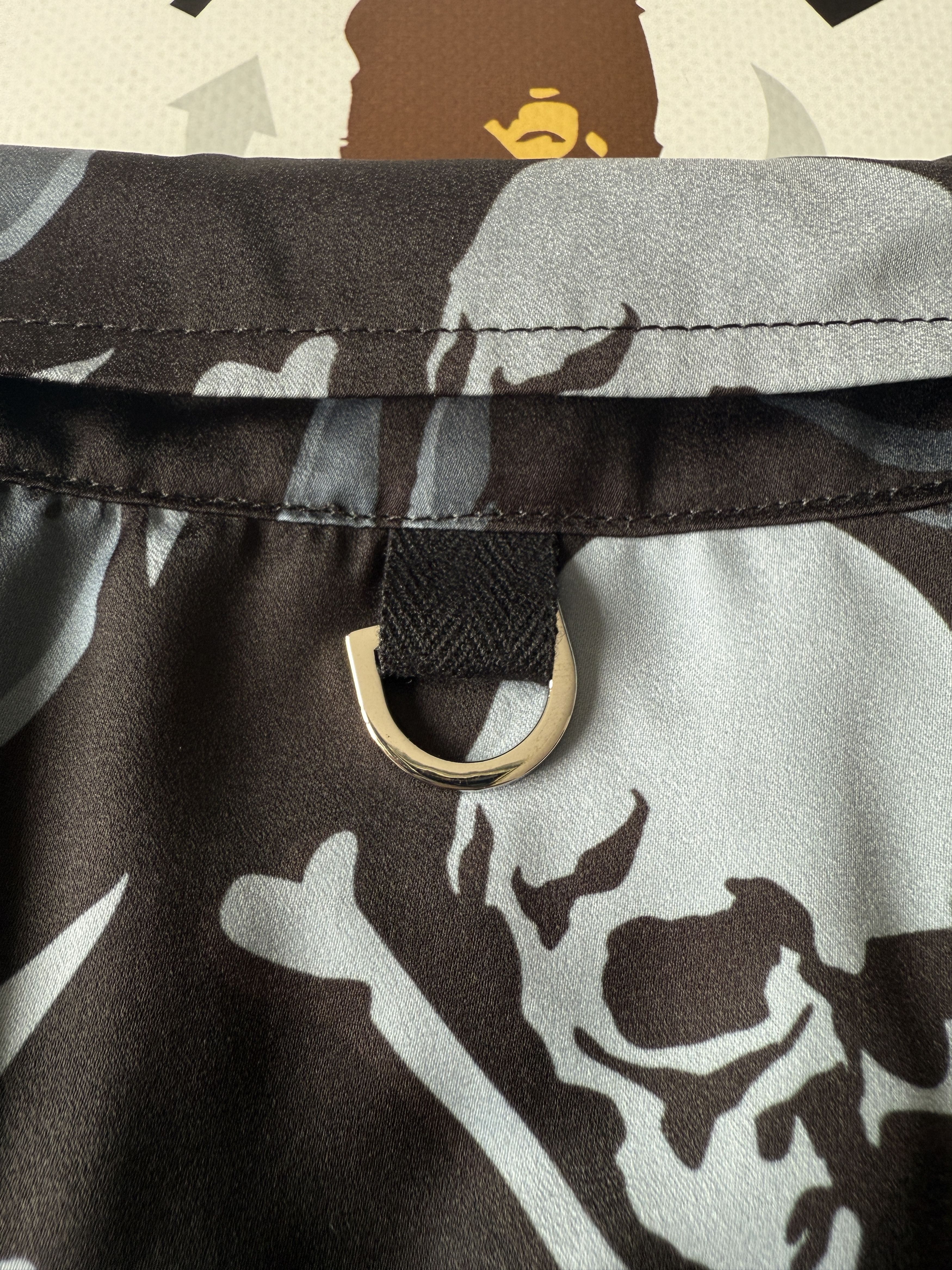 Bape BAPE X MMJ TROPICAL SKULL CAMO OPEN COLLAR SS SHIRTS 16TH Size US L / EU 52-54 / 3 - 6 Thumbnail