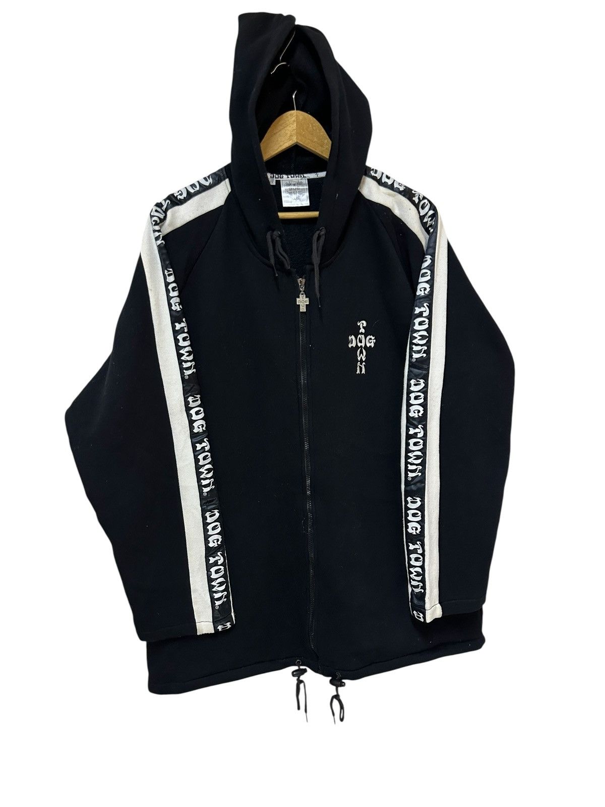Dogtown Vintage Dogtown Sidetape Hoodie Big Logo Size US XL / EU 56 / 4 - 4 Thumbnail