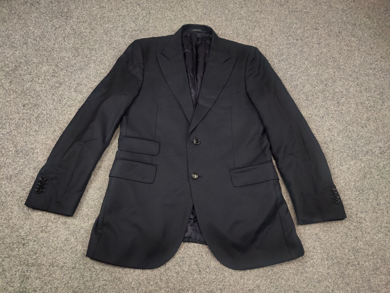 Suitsupply Suitsupply la spalla Super 110s fit Wool Navy Blazer Jacket Size US L / EU 52-54 / 3 - 3 Thumbnail