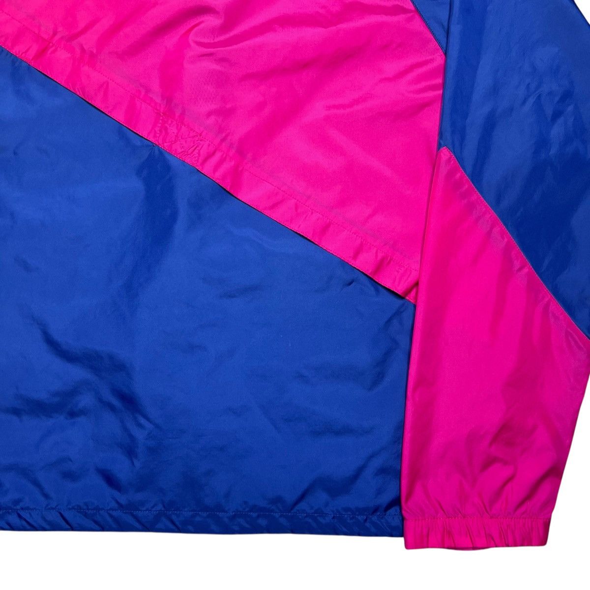 Nike Vtg 1990s Nike Swoosh Color Block Zip Up Windbreaker Jacket Size US L / EU 52-54 / 3 - 22 Thumbnail