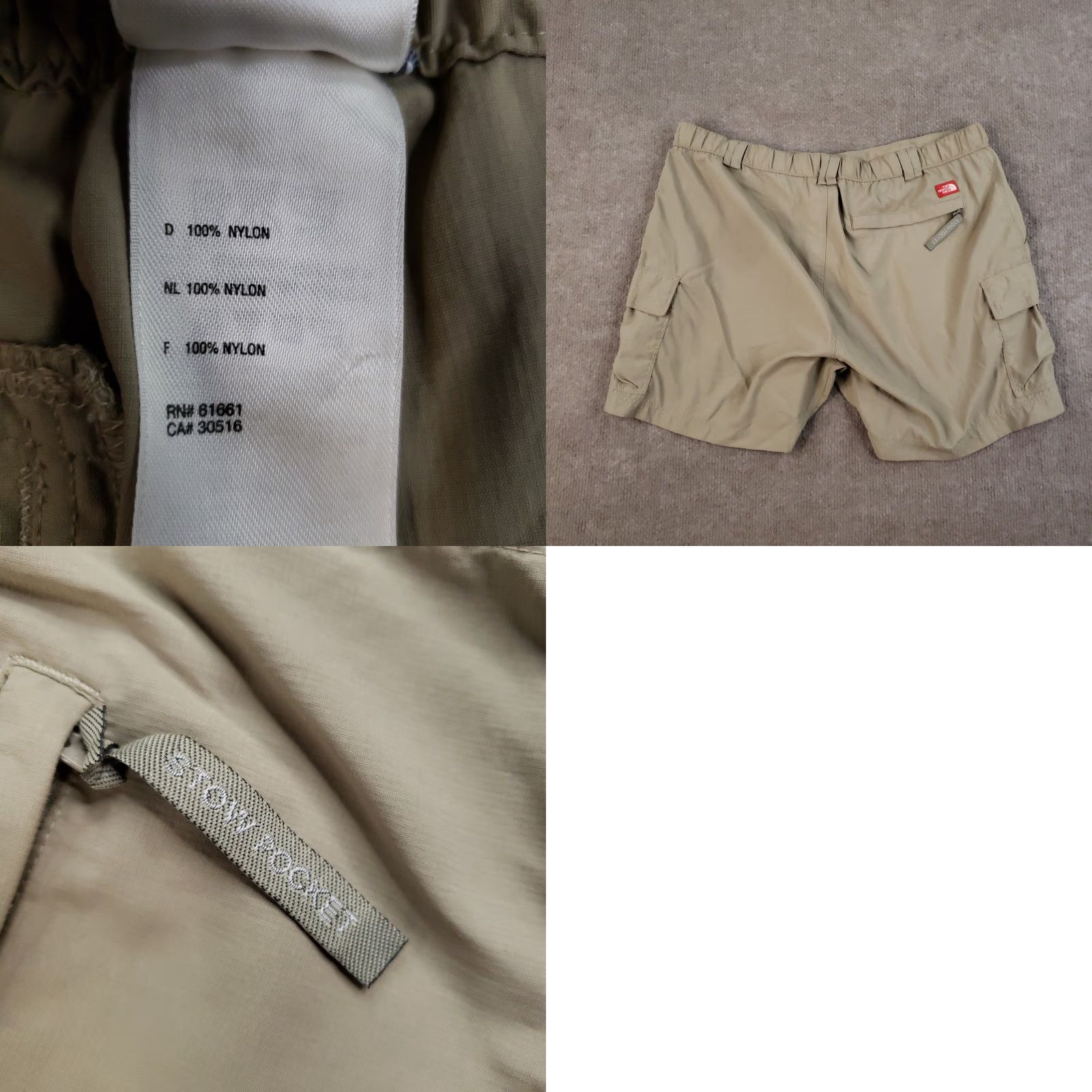 The North Face The North Face Cargo Shorts Womens 8 Khaki Nylon Hiking Outdoor Stow Pocket Size 30" / US 8 / IT 44 - 9 Thumbnail