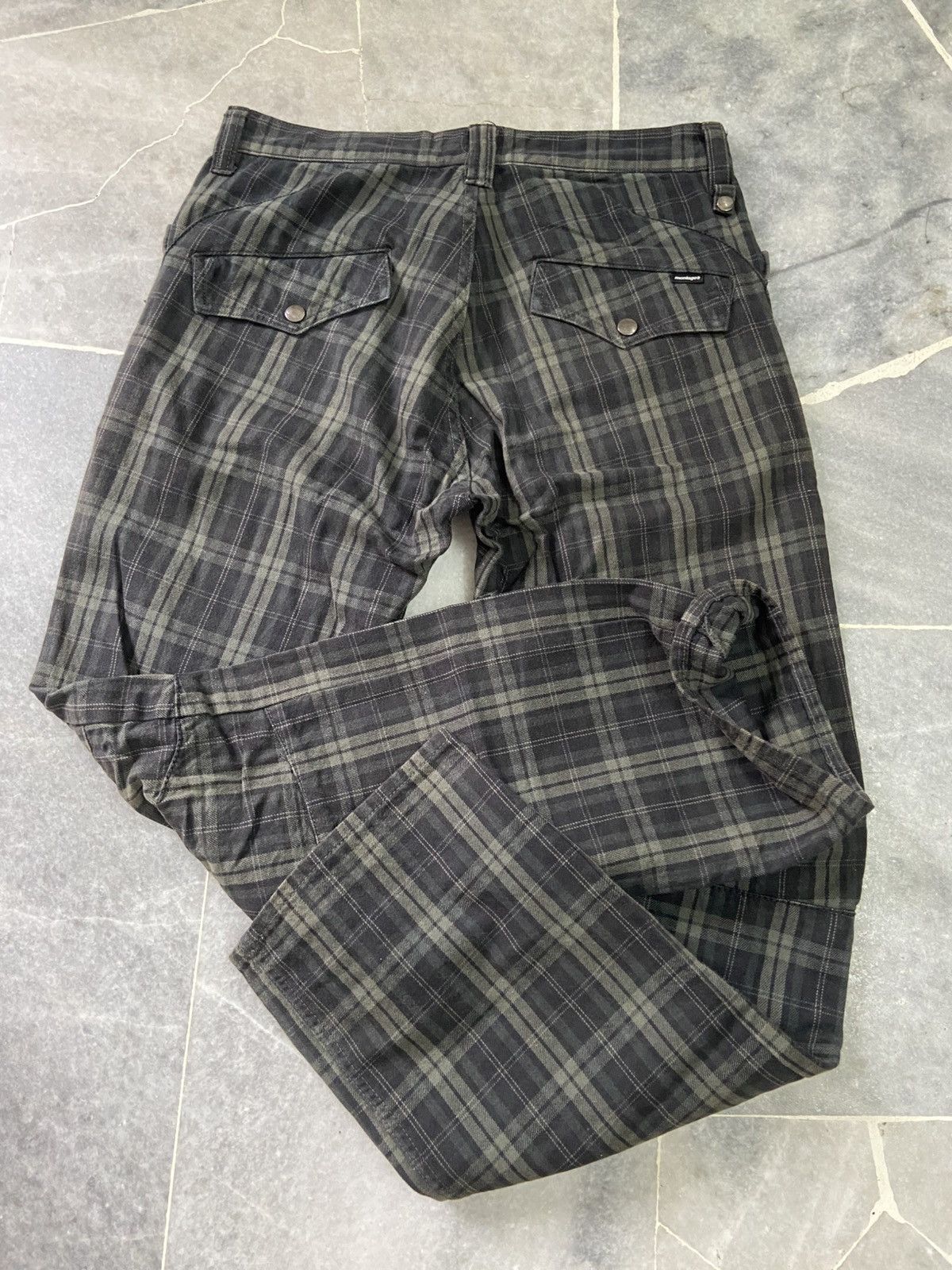 Japanese Brand Montage Abstract Checkered Pants Size US 32 / EU 48 - 8 Thumbnail