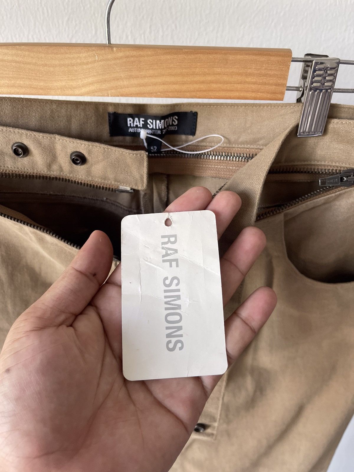 Raf Simons Rare Deadstock A/W 2002-2003 Raf Simons Zipwaist Pants Size US 34 / EU 50 - 5 Thumbnail