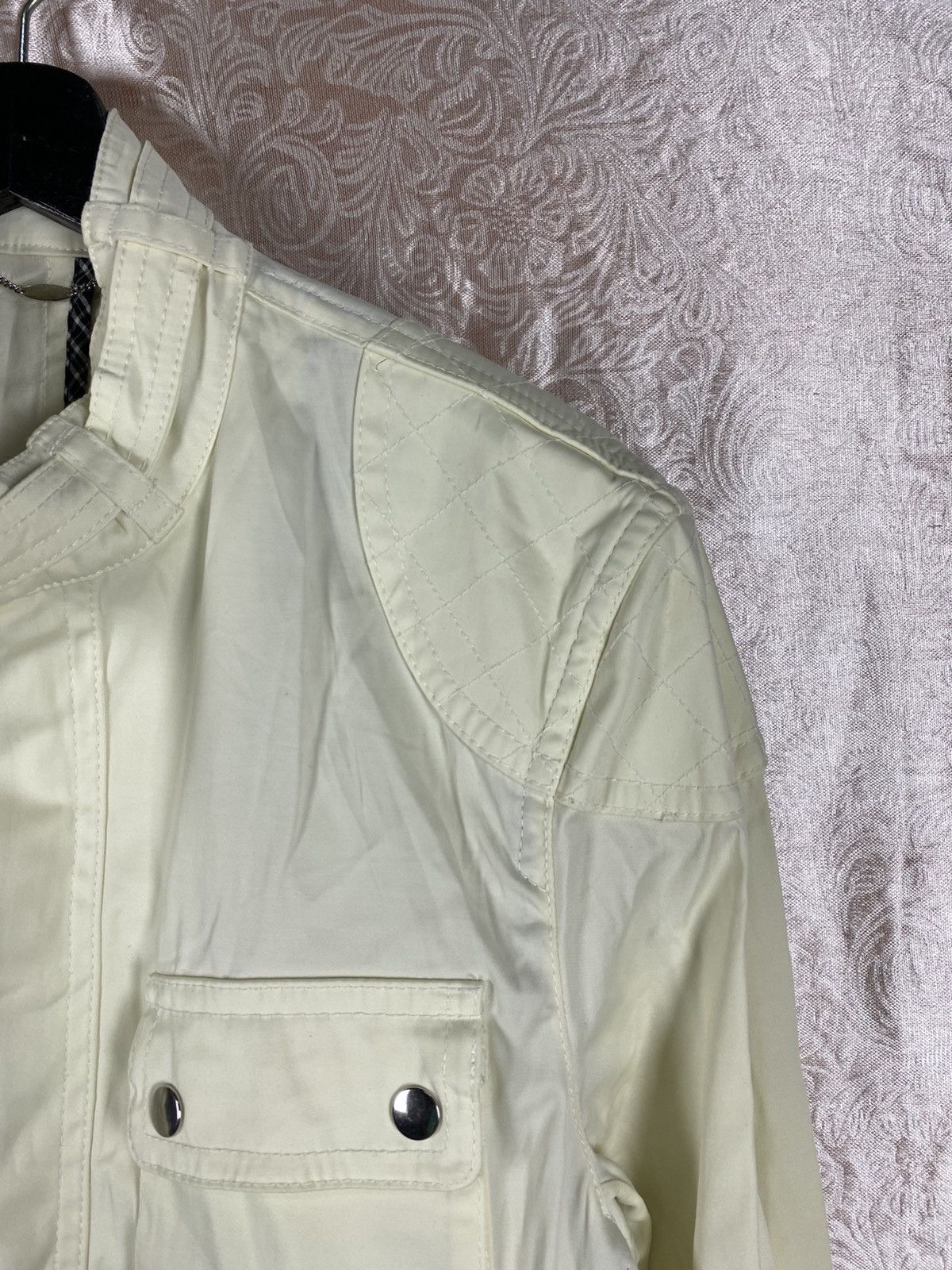 Japanese Brand Junmen Cream Utility Jacket Minimalist Japan Field Jacket Size L / US 10 / IT 46 - 7 Thumbnail