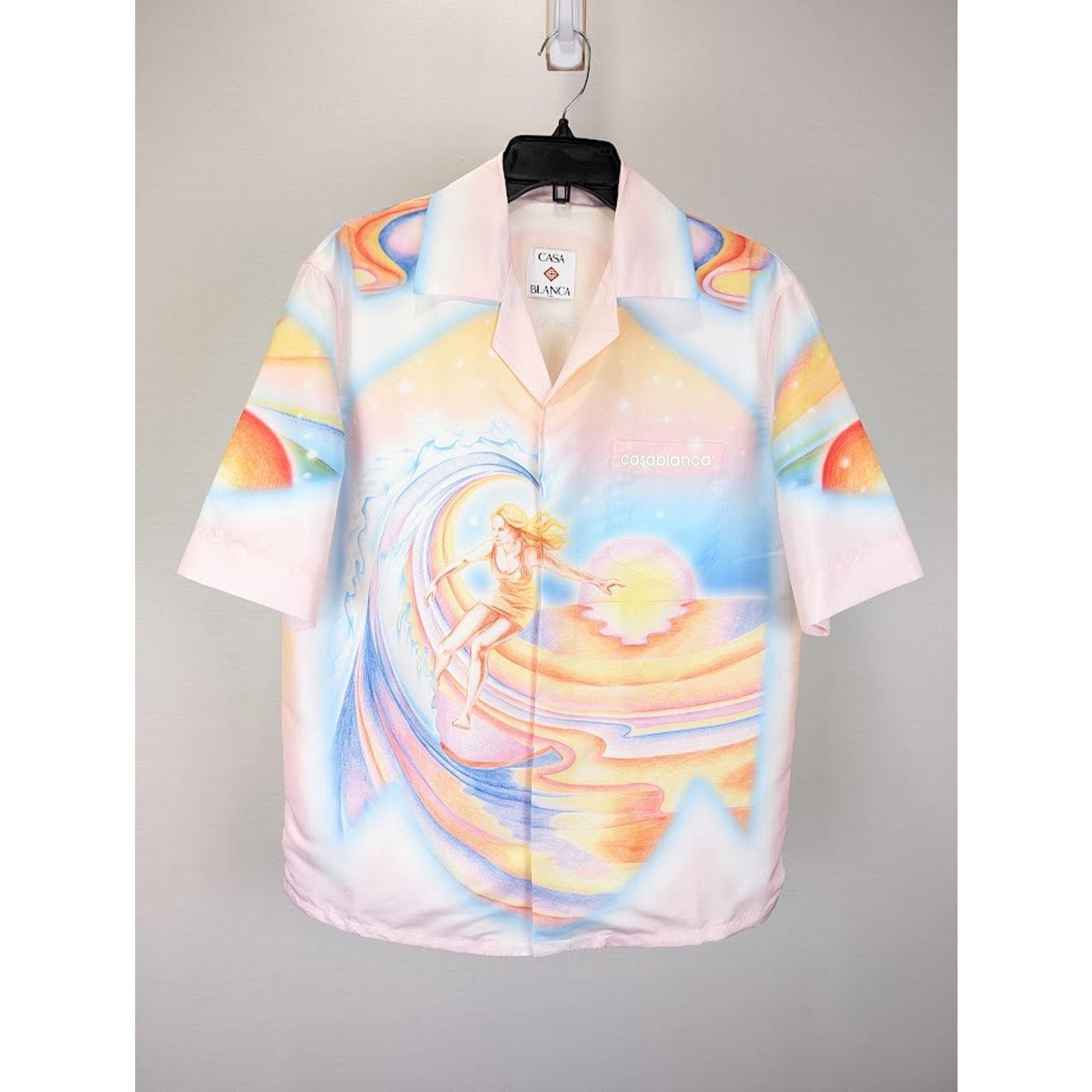 Casablanca o1rshd1 DUP / Printed Swim Open Collar Shirt in Multicolor Size US L / EU 52-54 / 3 - 1 Thumbnail