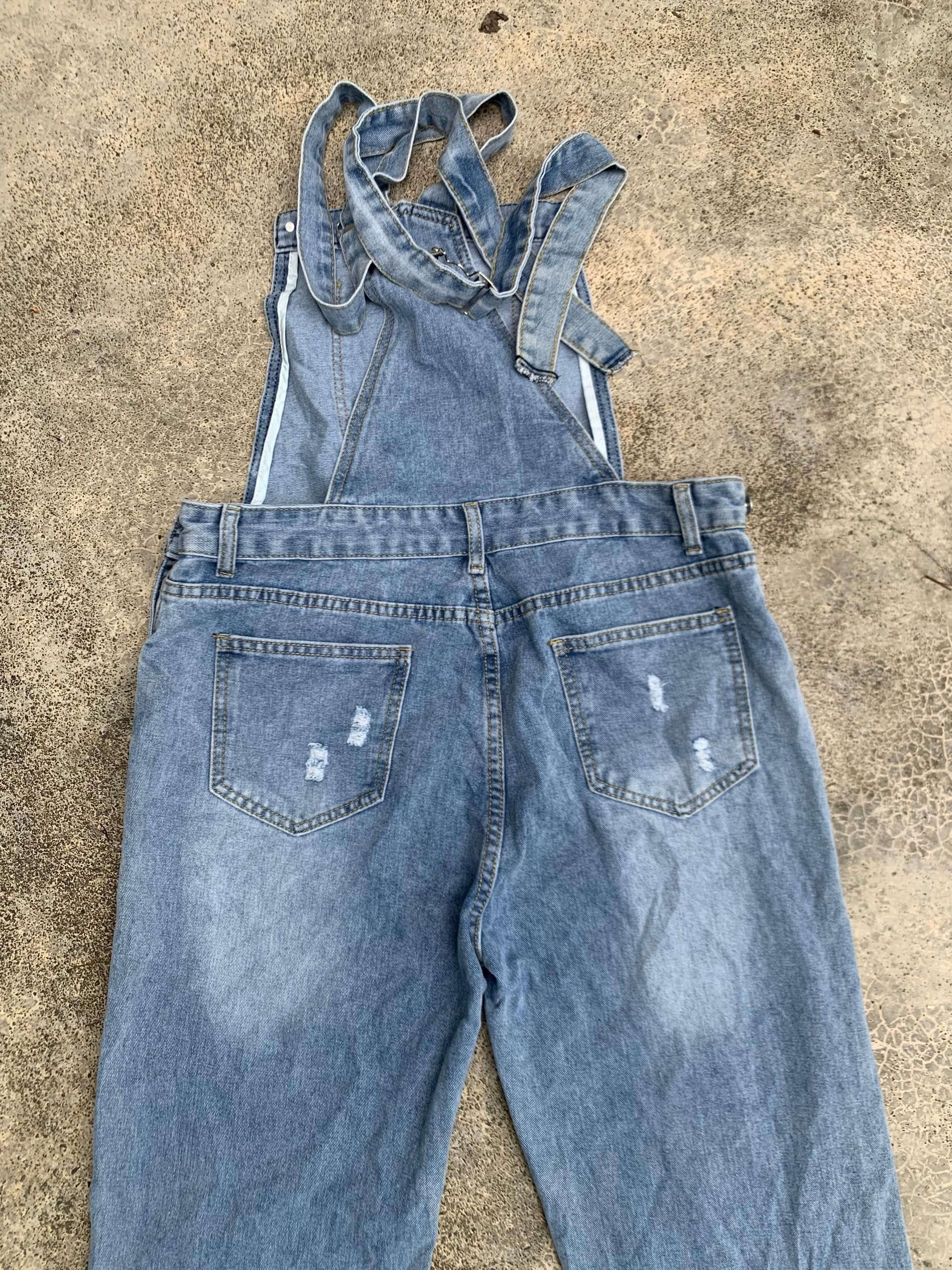 Japanese Brand The Rolling Stones Overalls Jeans Size US 32 / EU 48 - 4 Thumbnail