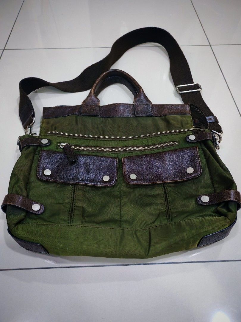 Other Francesco Biasia Green Army Military Messenger Bag Size ONE SIZE - 2 Thumbnail
