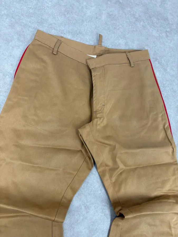 Dsquared2 1990s Dsquared2 Beige & Red Lined Flared Pants Size US 32 / EU 48 - 7 Thumbnail