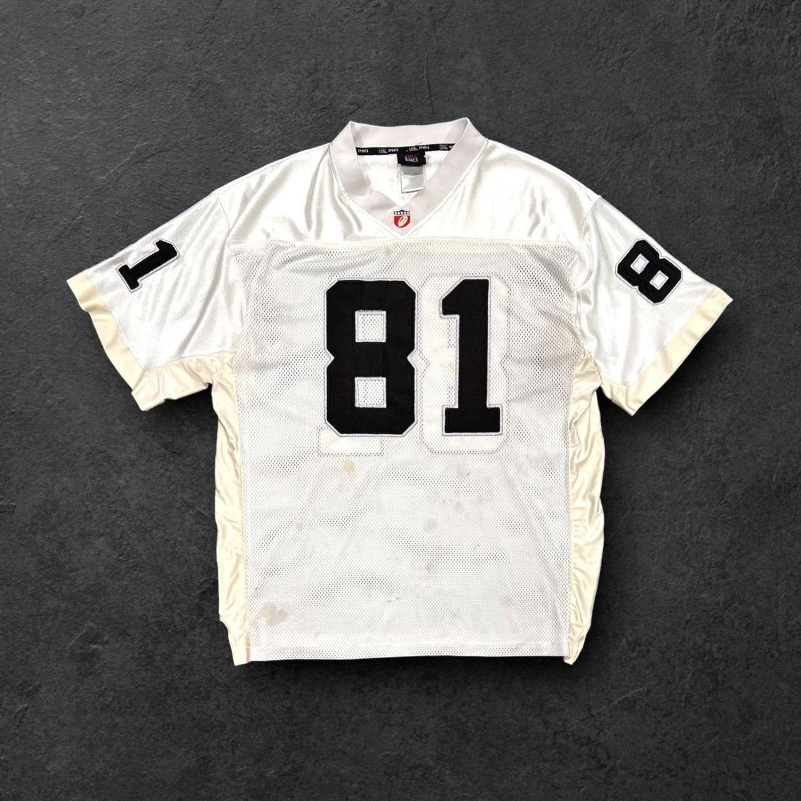 NFL Las Vegas Raiders Tim Brown Oakland White Legacy Jersey Size US XL / EU 56 / 4 - 1 Thumbnail