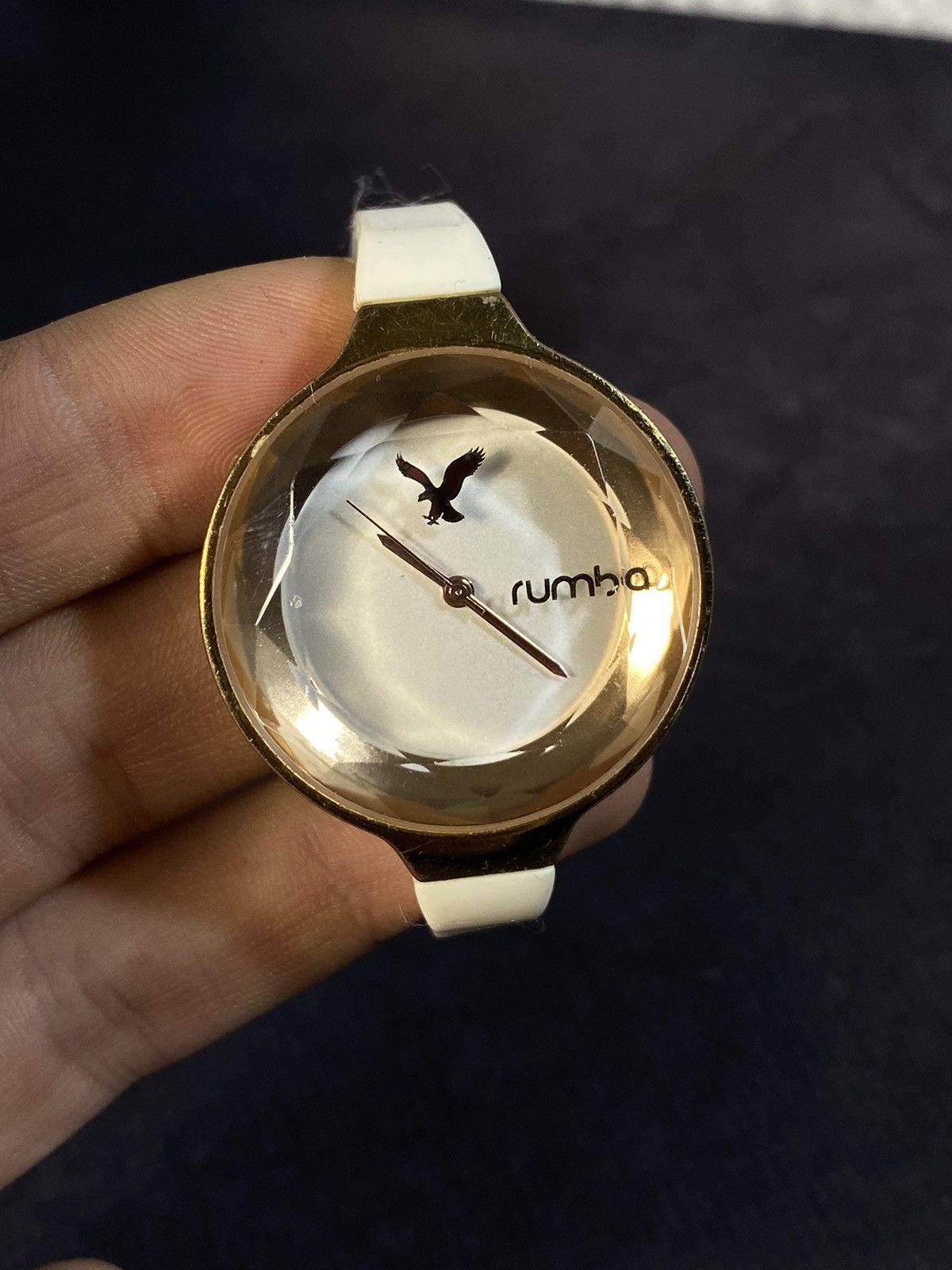 Japanese Brand × Vintage Stylish Rumba American Eagle Watch with White Strap Size ONE SIZE - 10 Thumbnail