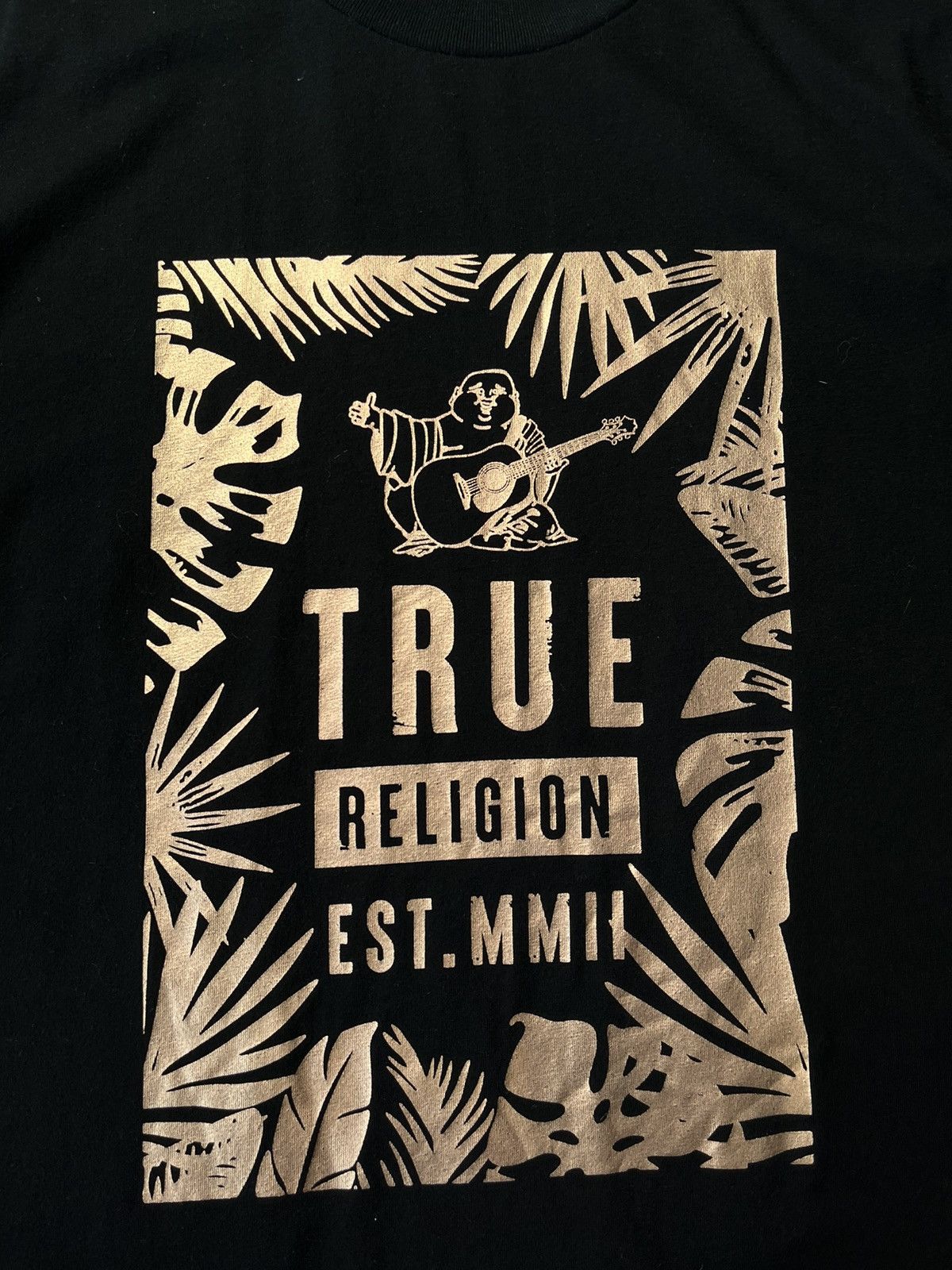 Japanese Brand Mens Vintage True Religion T Shirt Japanese brand streetwear Size US L / EU 52-54 / 3 - 6 Thumbnail