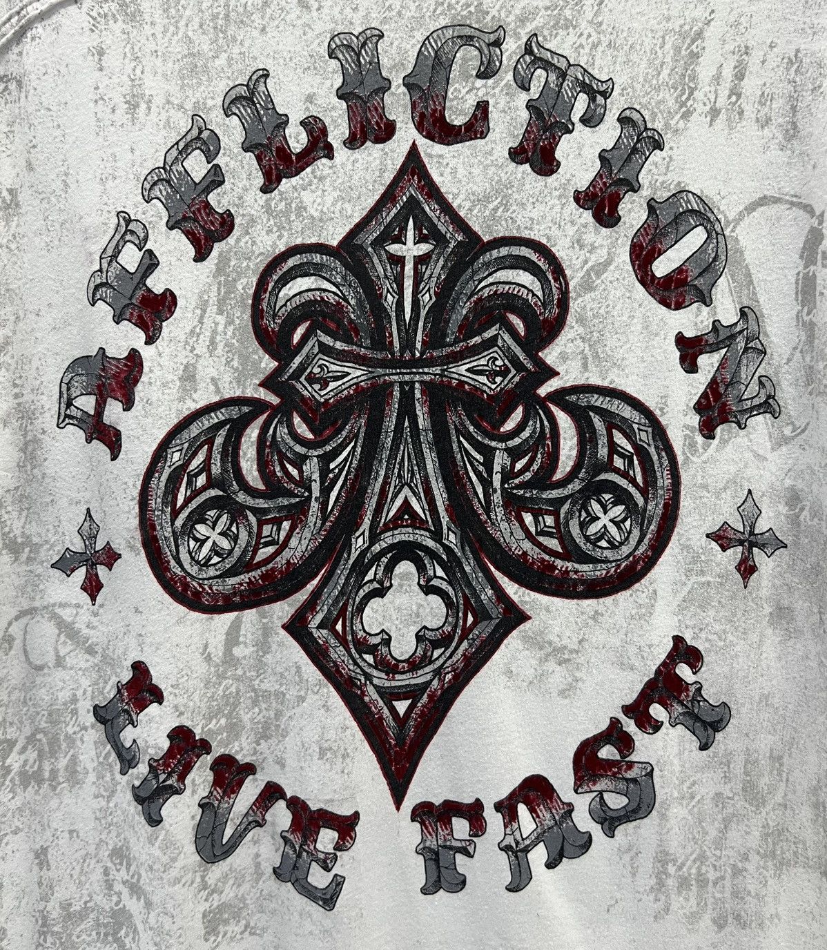 Affliction × Vintage VINTAGE AFFLICTION LIVE FAST MADE IN USA SHIRT Size US L / EU 52-54 / 3 - 3 Thumbnail