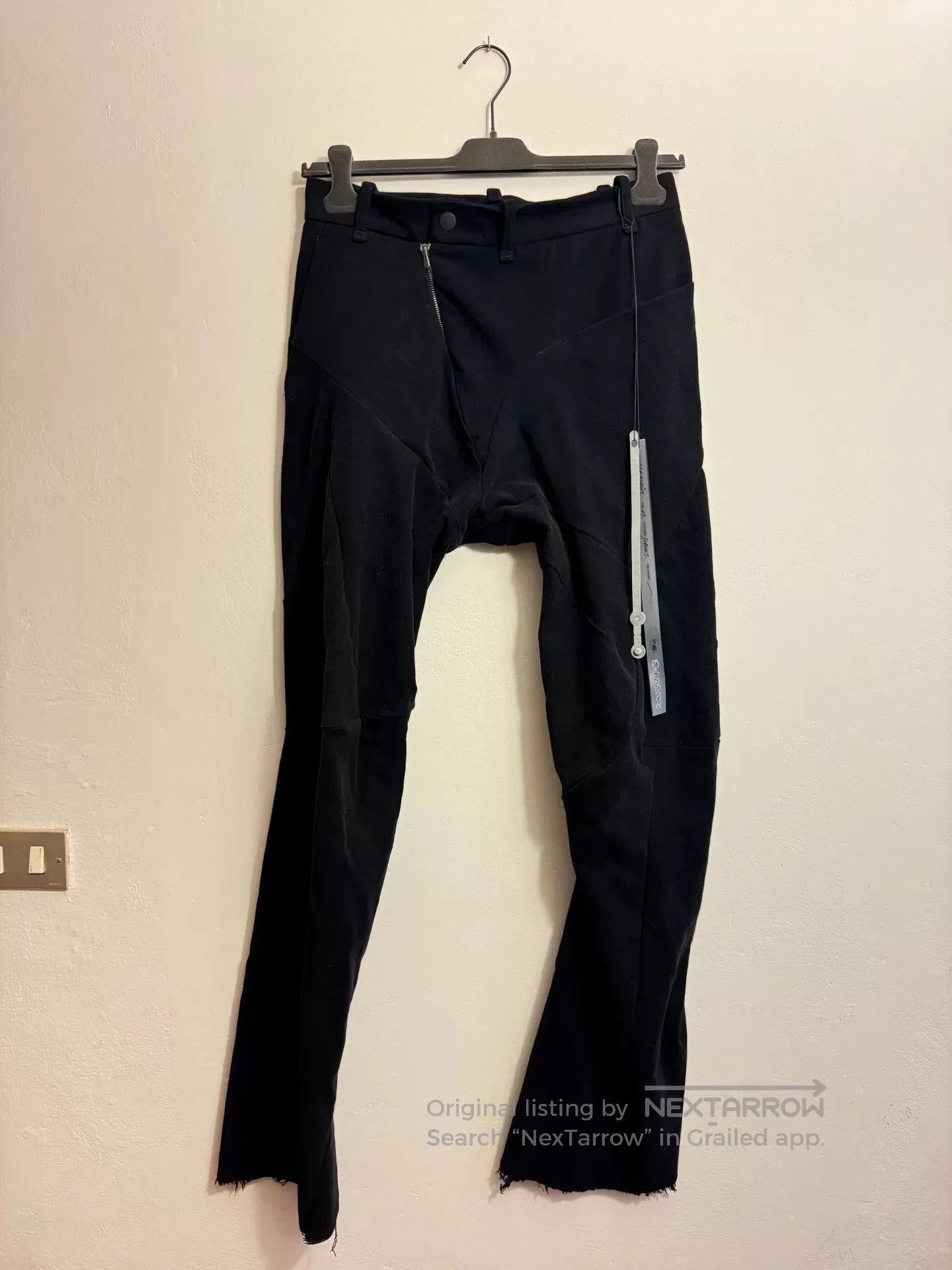 Leon Emanuel Blanck Leon Emanuel Blanck Black 3D Flared Pants. Size US 34 / EU 50 - 2 Thumbnail