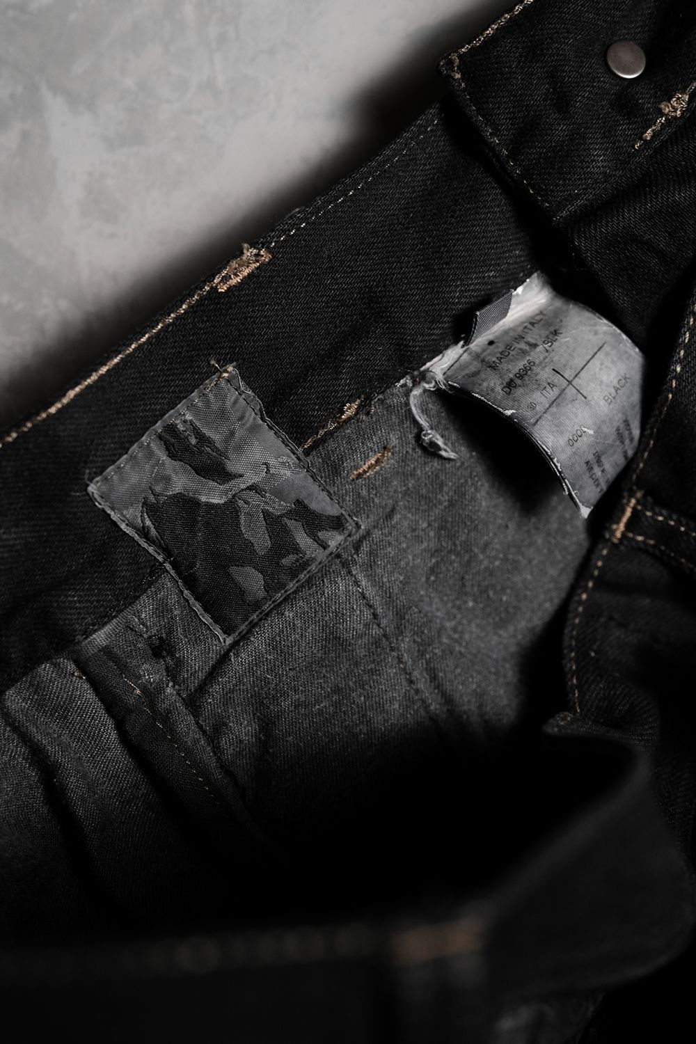 Rick Owens Drkshdw Rick Owens DRKSHDW Lamb Leather Patch Cropped Jeans Size US 30 / EU 46 - 9 Thumbnail