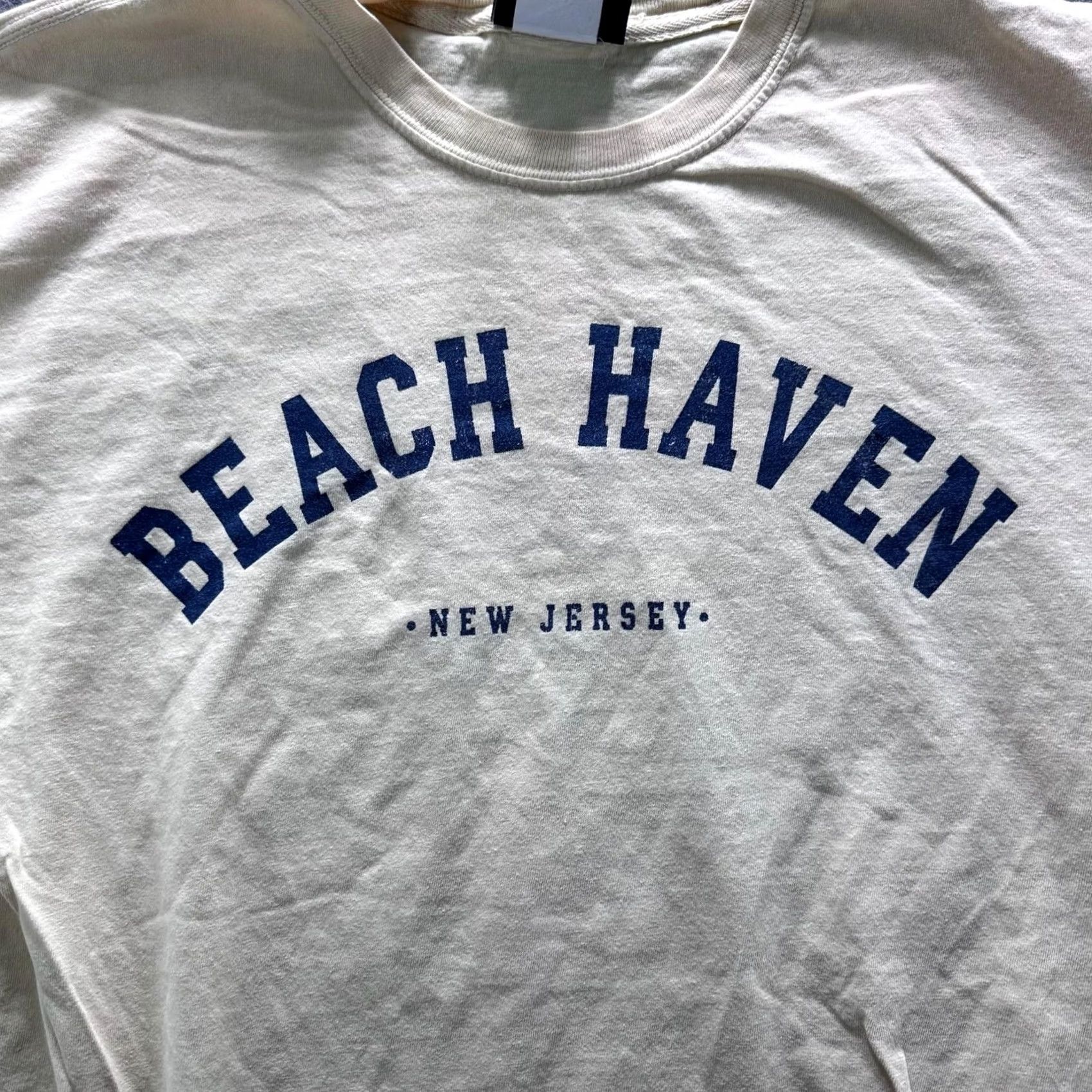 Vintage Breezin' Up Shirt Mens L Beige Graphic Crewneck Beach Haven New Jersey Breezin' Up Shirt Mens L Beige Graphic Crewneck Size US L / EU 52-54 / 3 - 2 Thumbnail