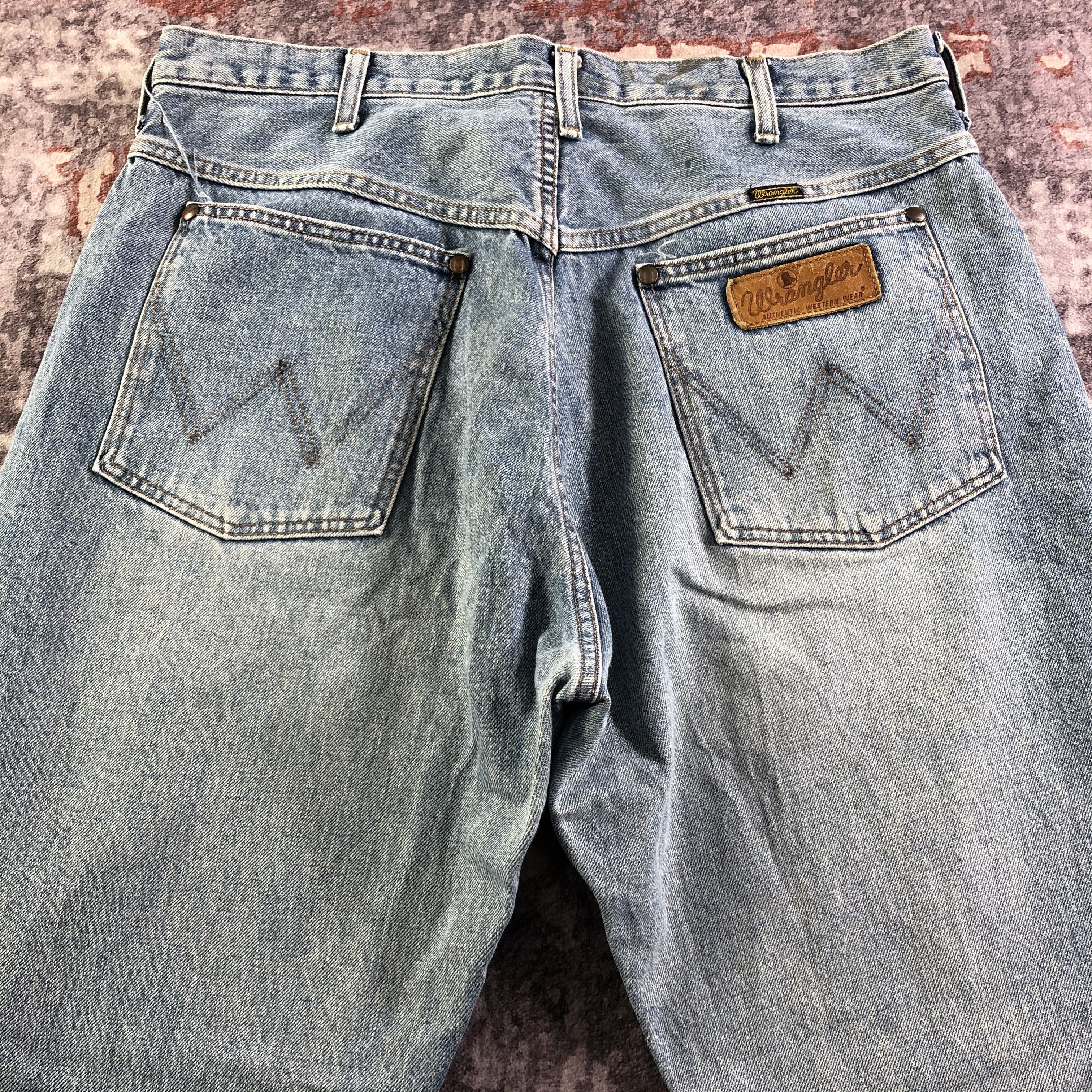 Vintage Vintage 90s Wrangler Blue Bell Redline Jeans-JM3572 Size US 35 - 4 Thumbnail